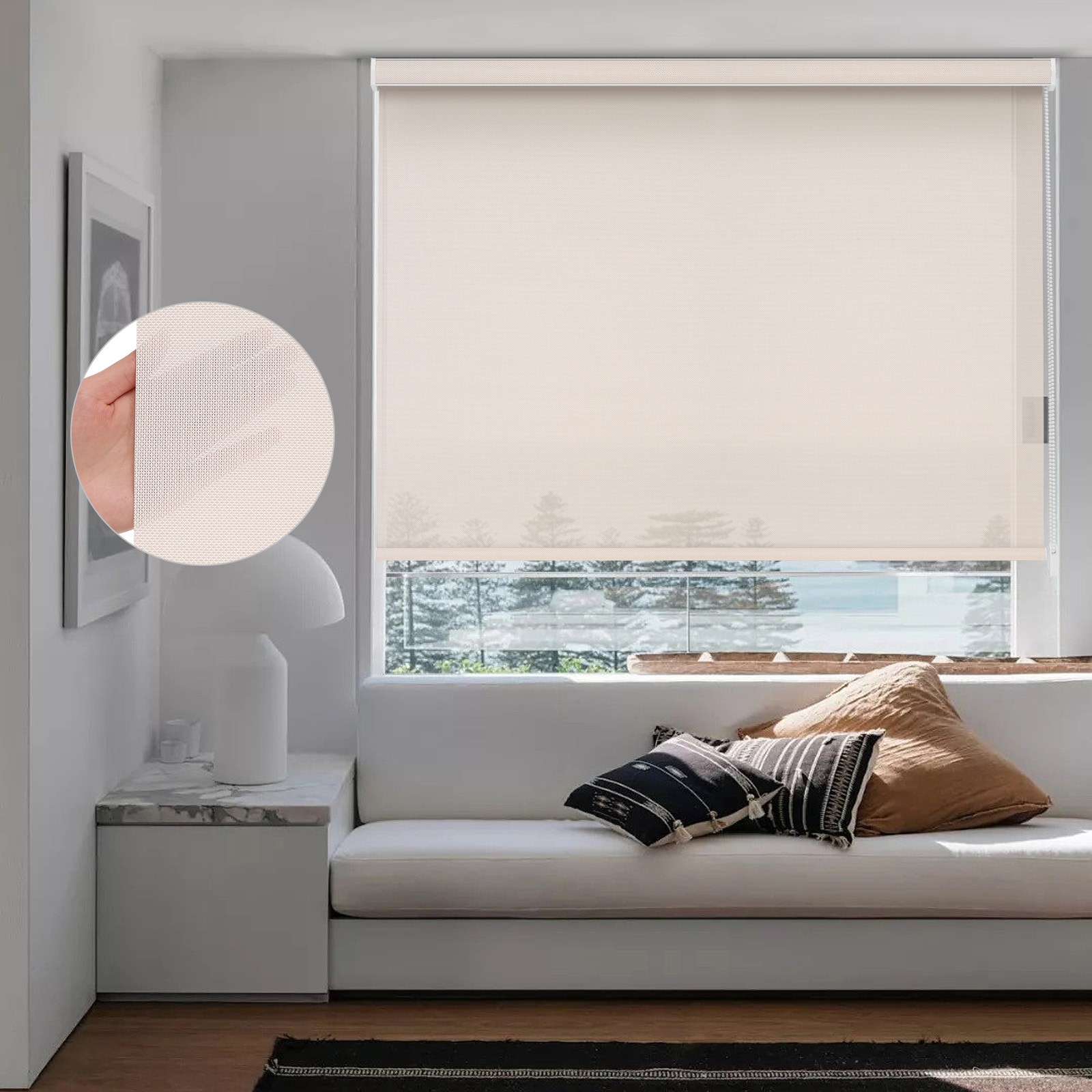 Changshase Corded Custom Light Filtering Window Blinds Roller Shades