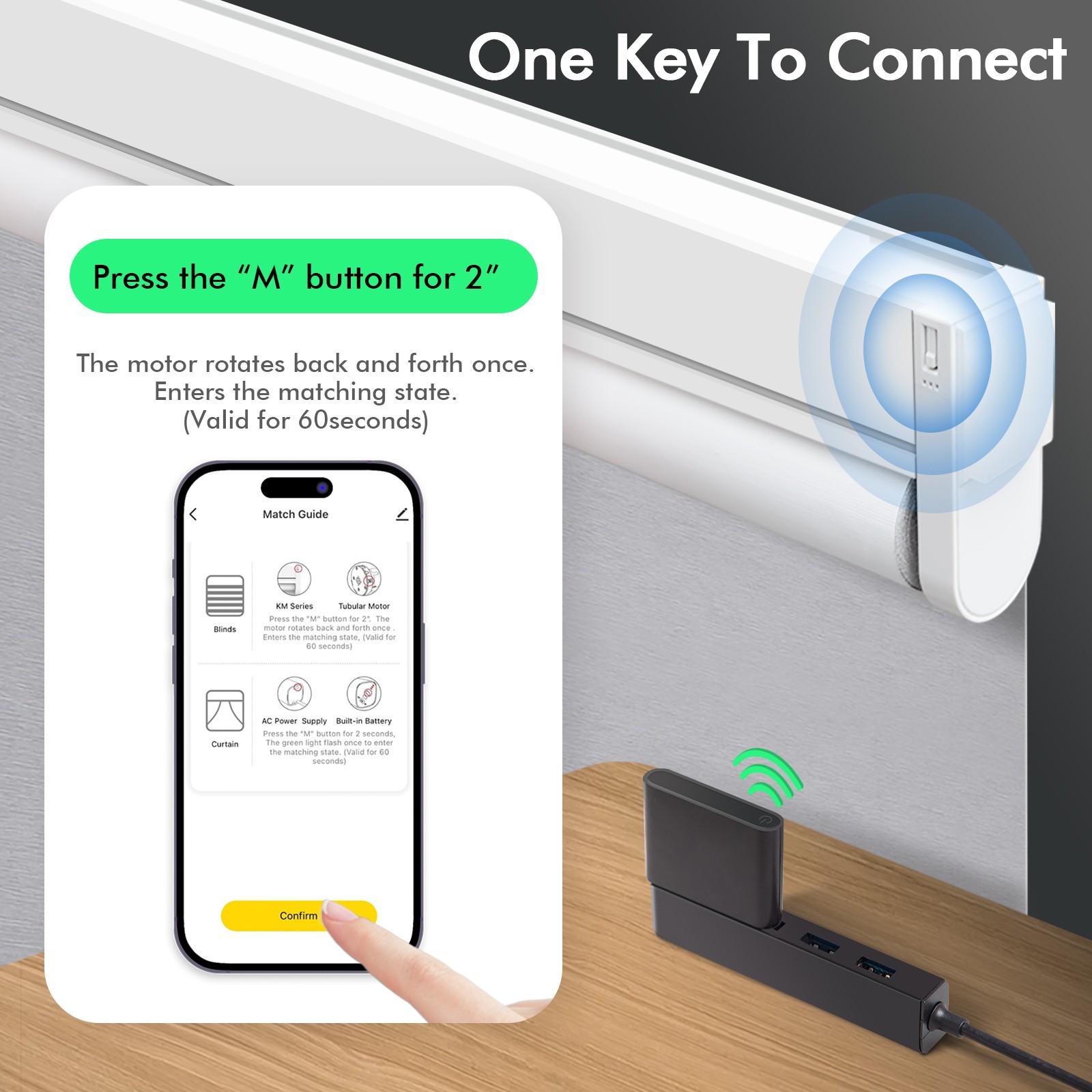 Smart Hub, Make Remote Control Blinds To Be Smart
