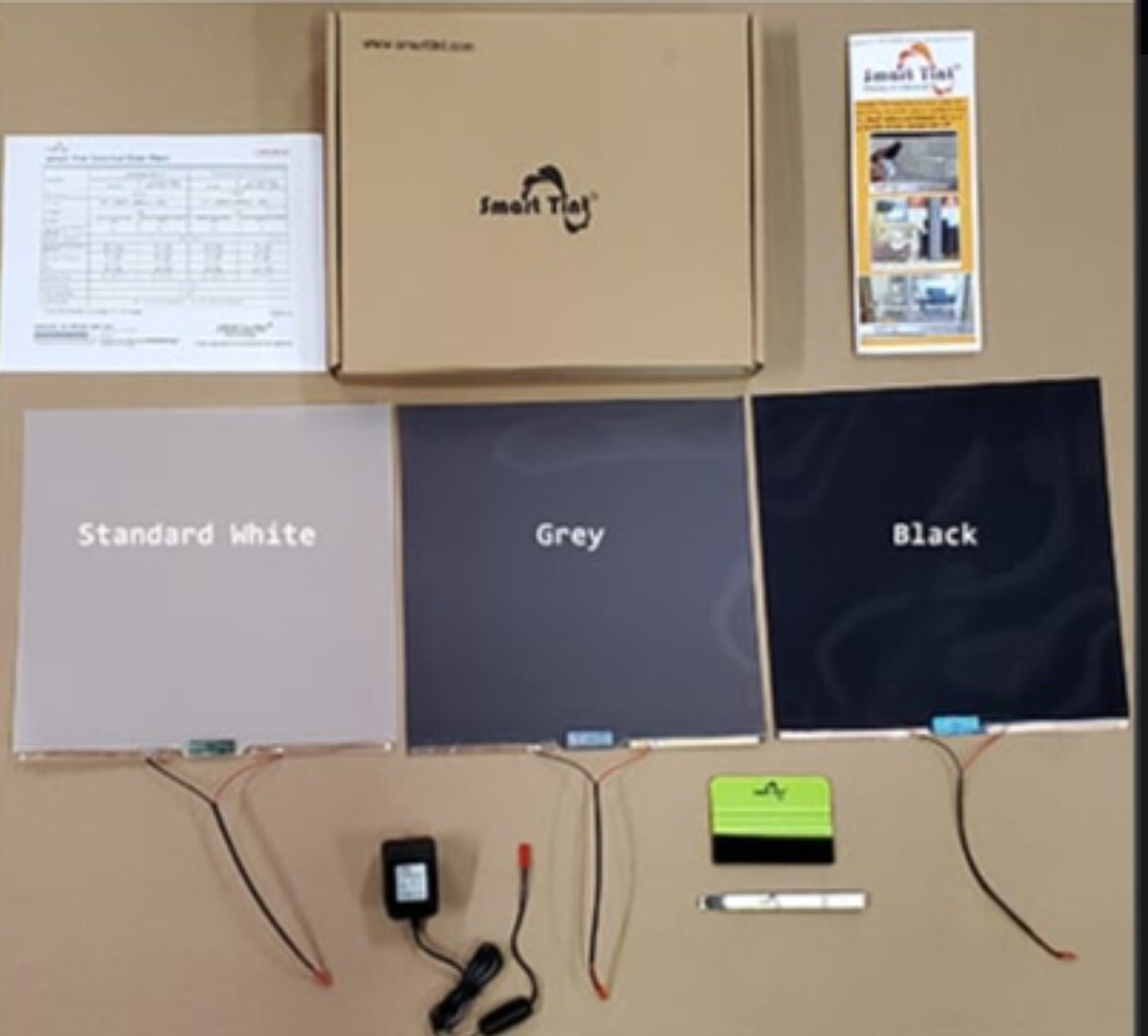 Genuine Smart Tint switchable glass Electric Window film USA Manufactured