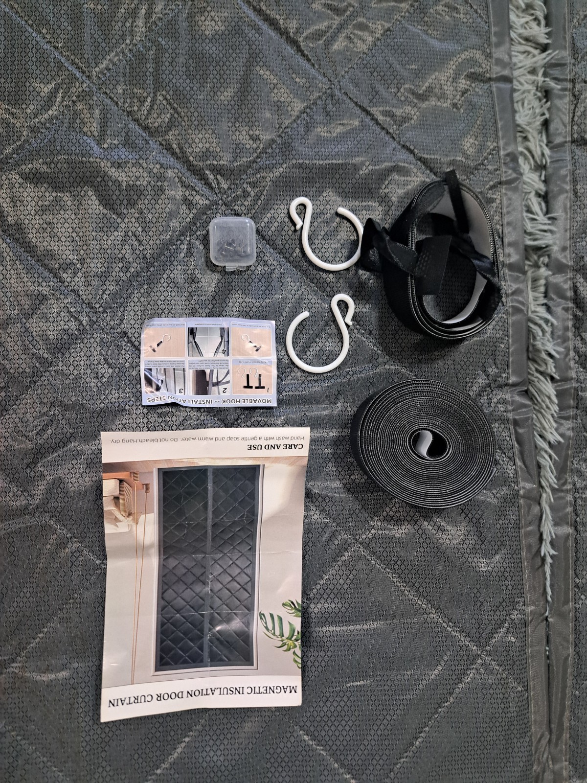 Magnetic Thermal Insulated Door Curtain Door Curtain Waterproof Door Covers