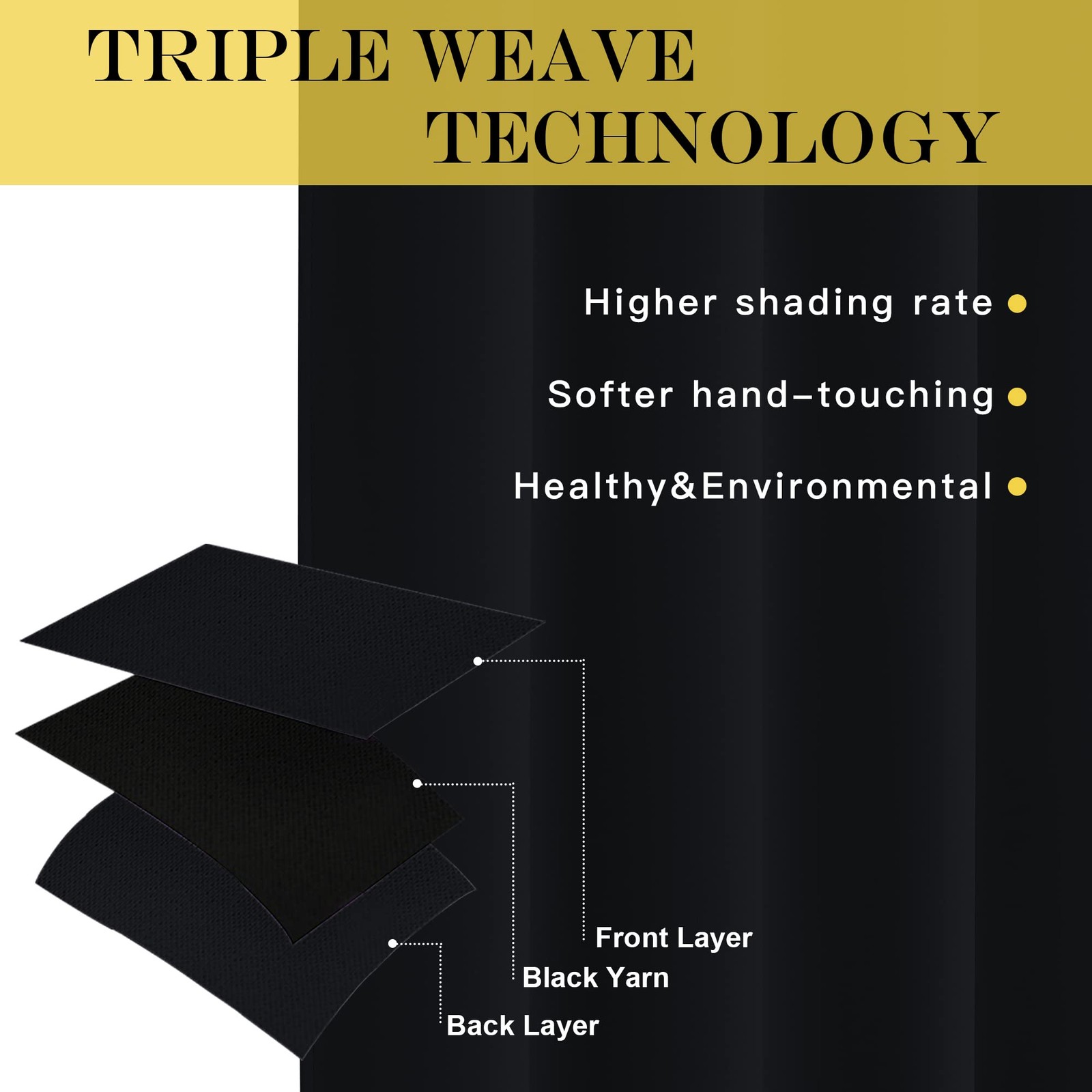 Black Out Curtains 63 inch Long – Grommet Thermal Insulated Modern Room Darke…