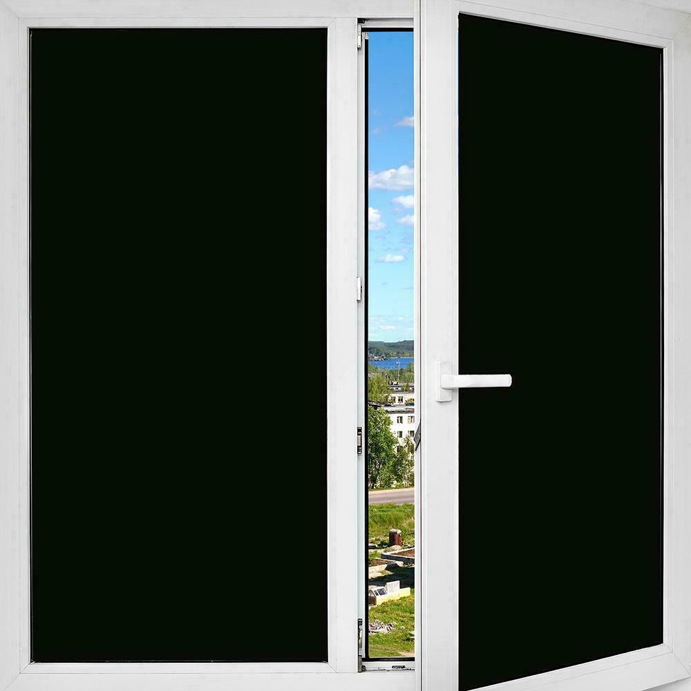 BDF 1BKOT Window Film Non-Adhesive Blackout Static Cling