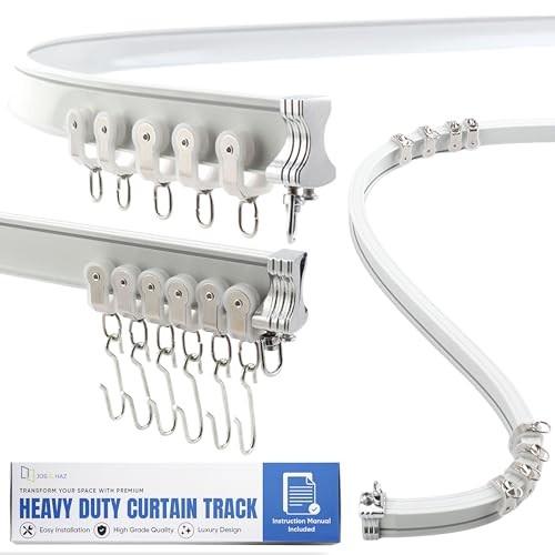 Aluminum Flexible Ceiling Curtain Track – 3ft-13.1ft / 4m Bendable