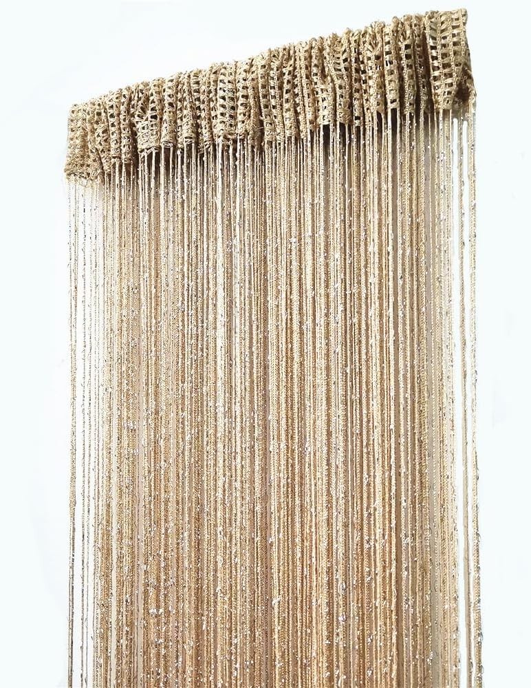 Decorative Door String Curtain Wall Panel Fringe Window Room Divider Blind Di…