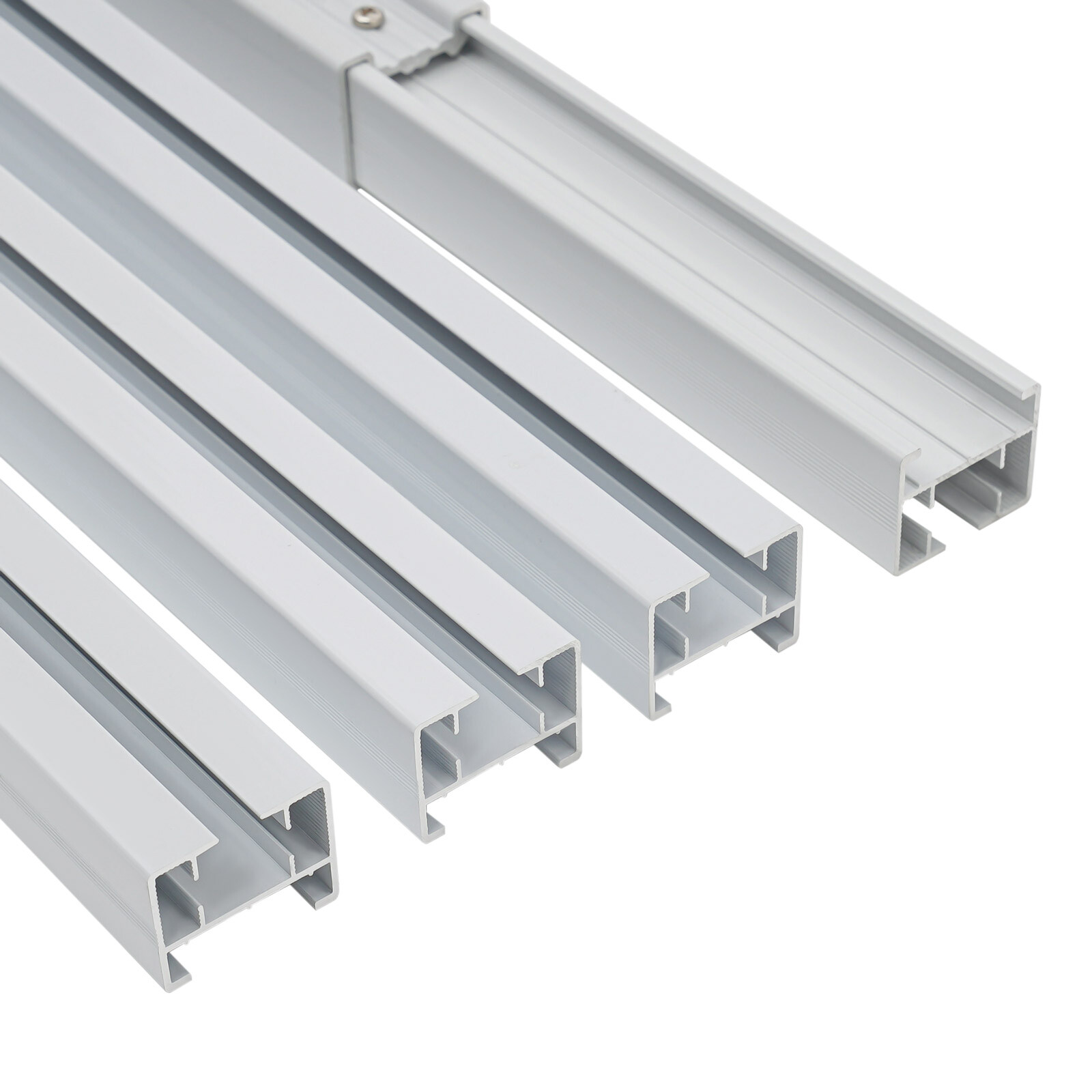 Smart Motorized Curtain Track W/ Remote Control Electric Curtain Track White USA