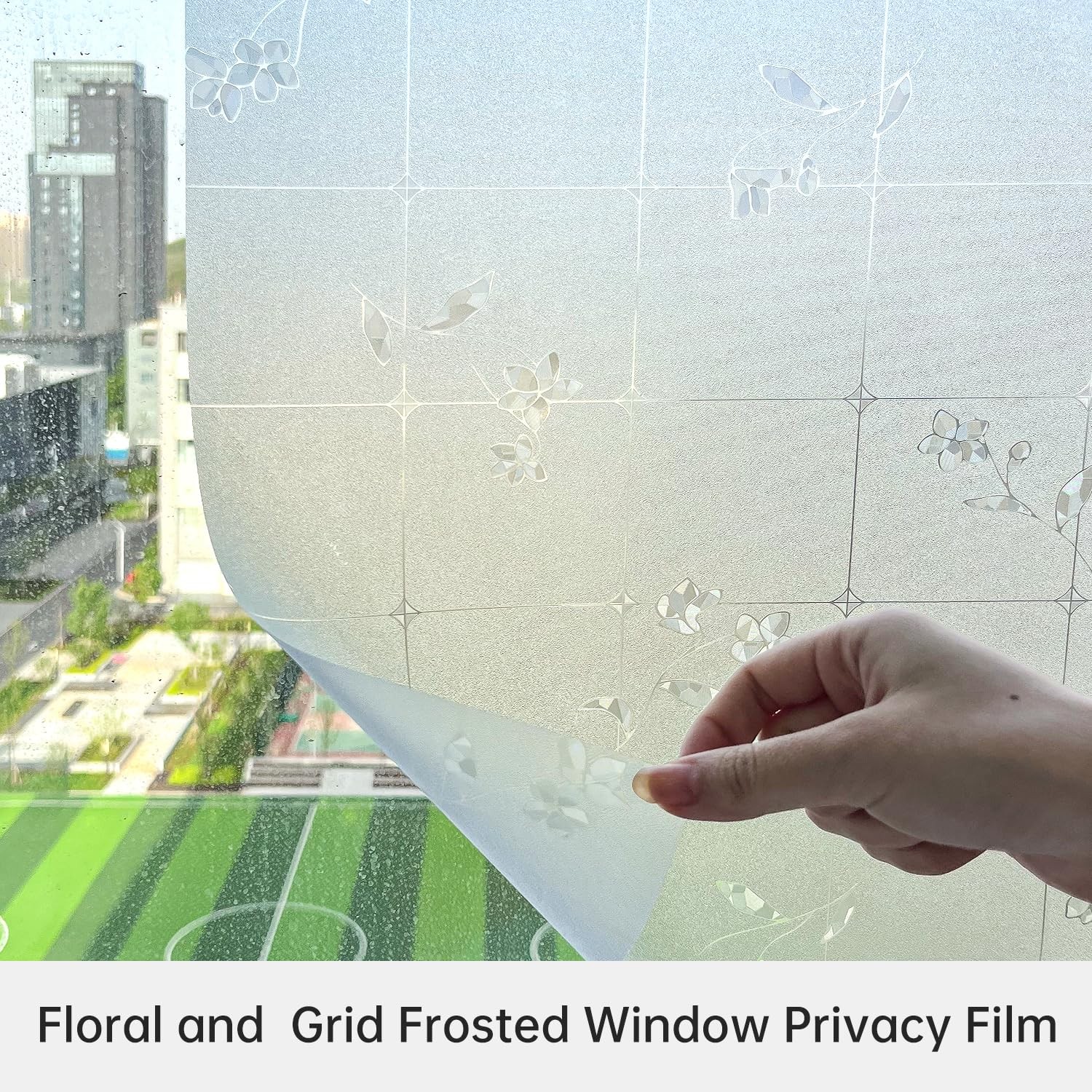 Window Privacy Film Frosted Window Film 23.6×78.7 Inch Frosting Windows Glass…