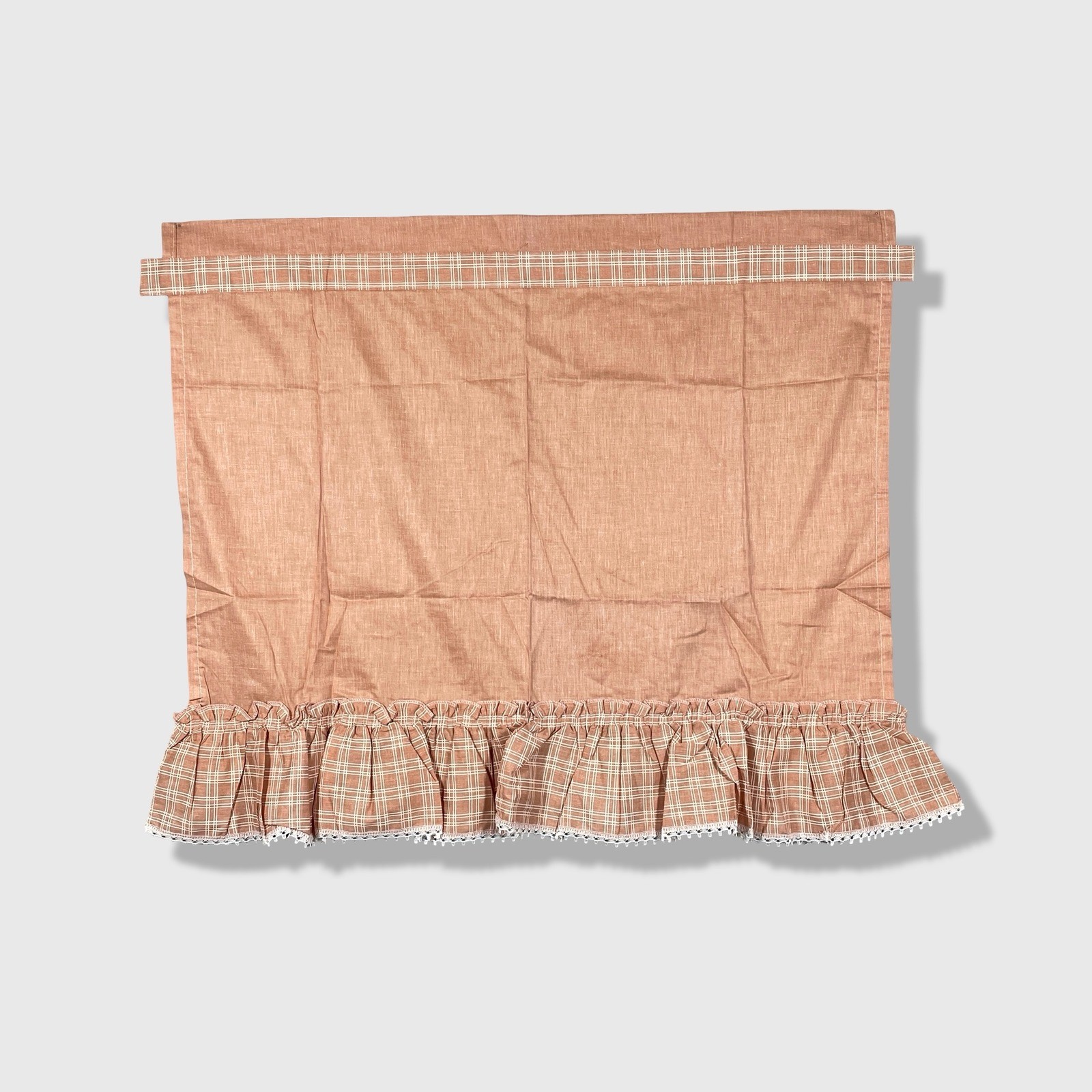 Unbranded Window Valance Curtains 30×26 Terracotta Cottagecore Farmhouse