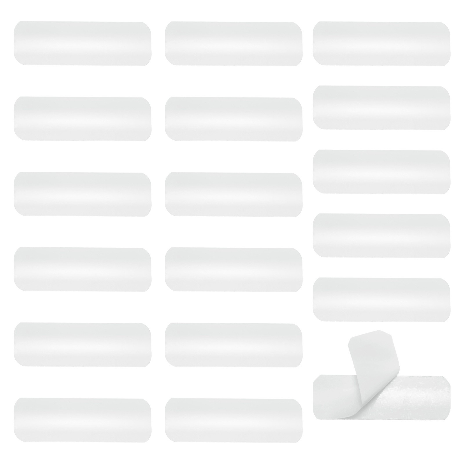 18Pcs Horizontal Blind Repair Tabs, Blind Replacement Slats (1″ W x 3″ L, White)
