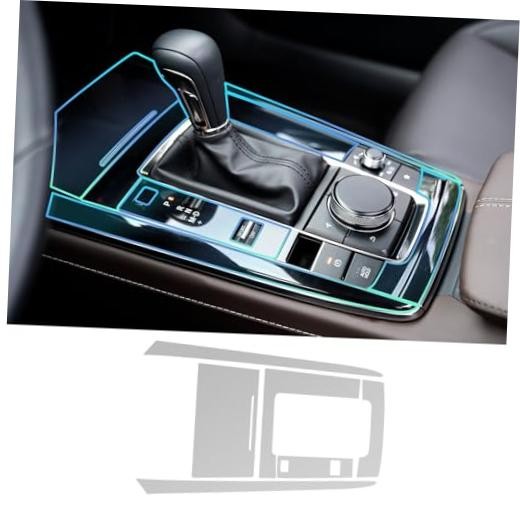 for 2020-2025 Mazda CX30 PPF Precut 8.5Mil Car Paint Automatic Gear Panel 6Pcs