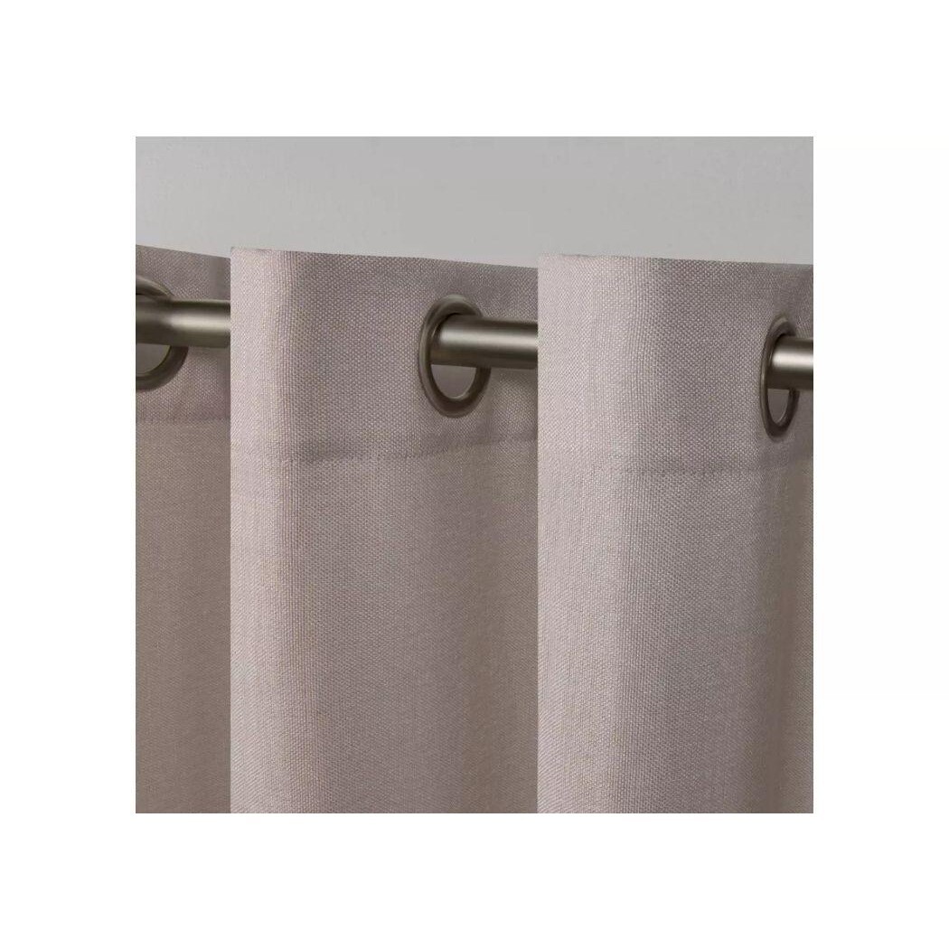 Window Curtains Blush Pink 84″L x 108″W (54″ each Filter Light Grommet Top