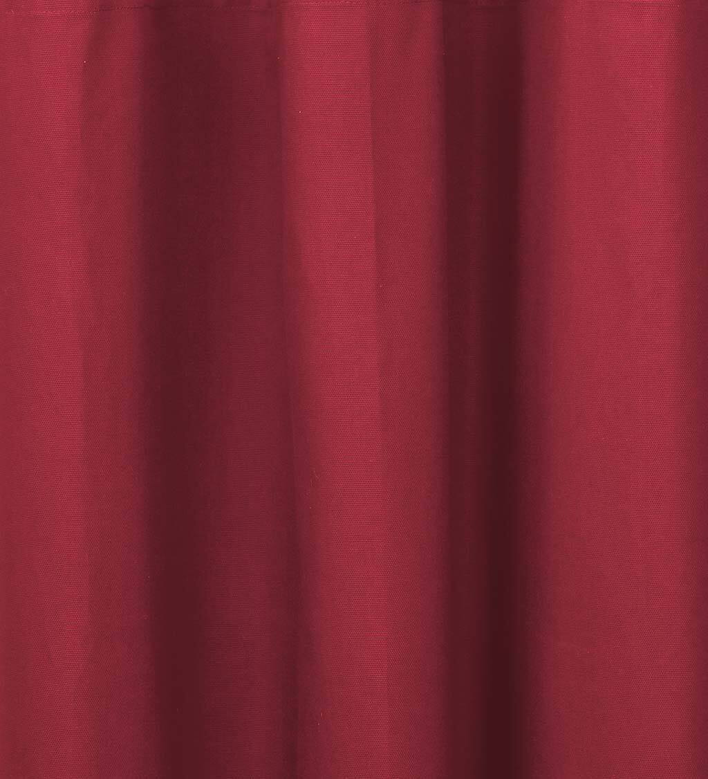 Thermalogic Energy Efficient Insulated Solid Grommet-Top Curtain Pair-Red 80×95″