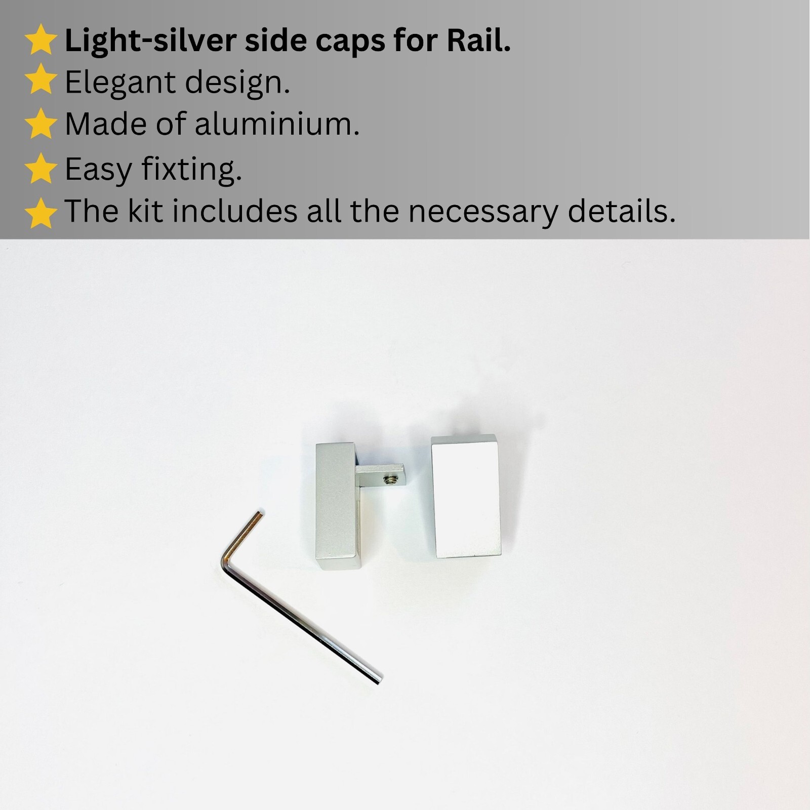 Premium Silver Single Curtain Rail – Heavy-Duty, Ceiling mount, Any custom Sizes