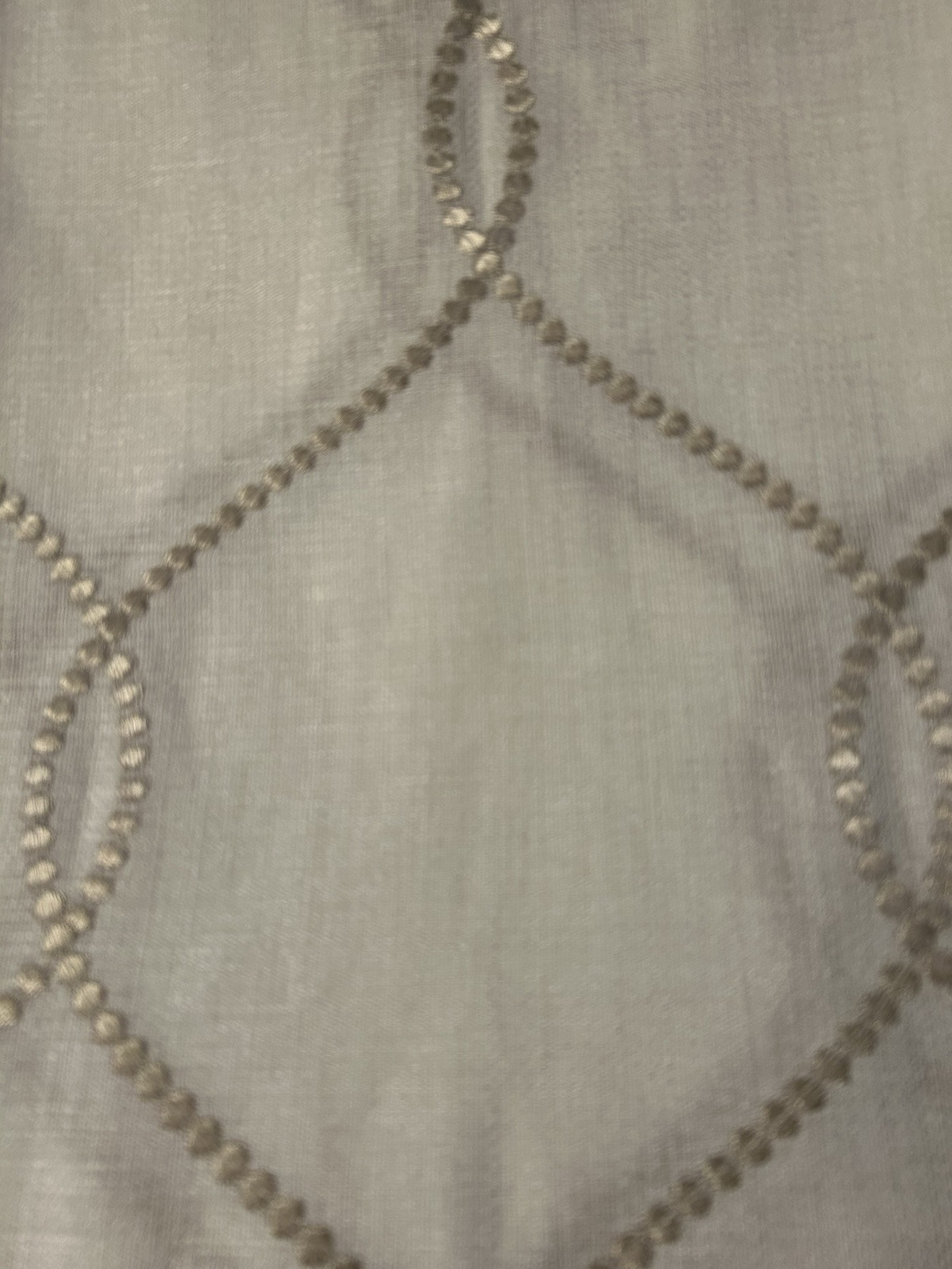 NEW Nicole Miller 2 Rod Pocket Gold Metallic Window Curtain Panels 52”x96”