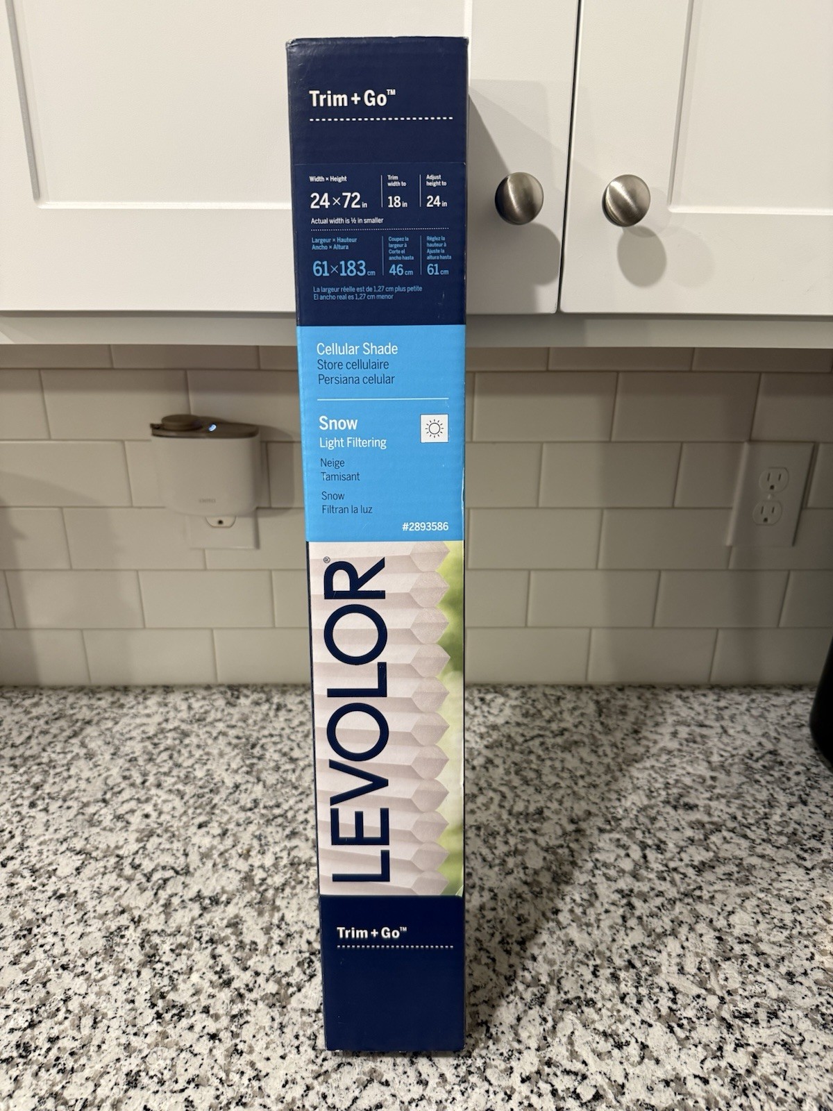 Levolor Cellular Shade Trim + Go 24×72