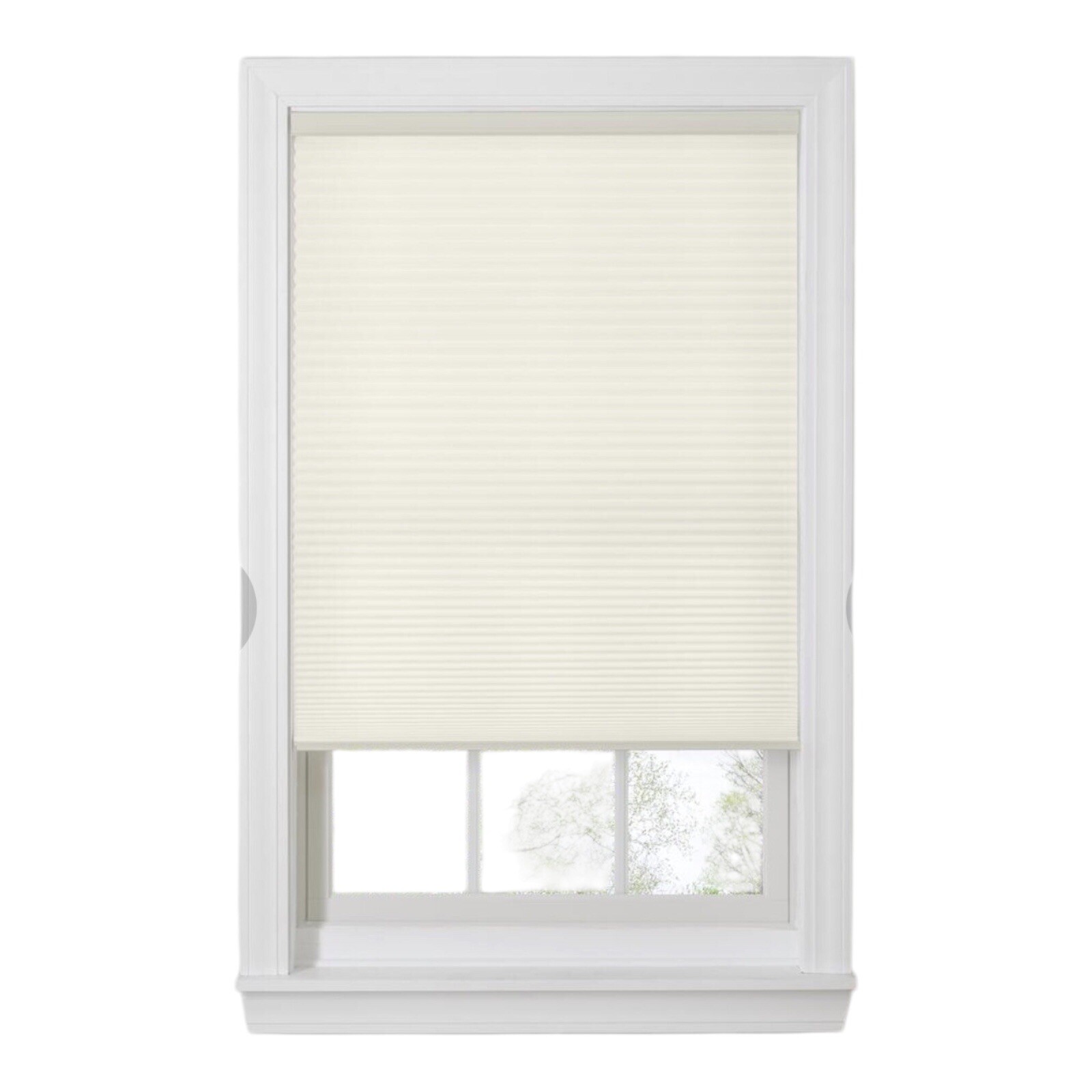White Cellular Blinds | Radiance Cordless Light Filtering 54 W x 72 L Off-White