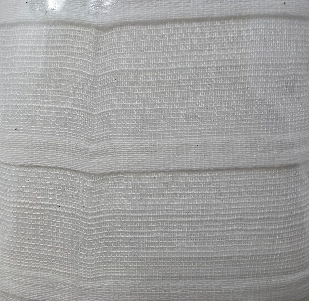 Colordrift White Striped Polyester 60 in. W X 84 in. L Rod Pocket Sheer Curtain