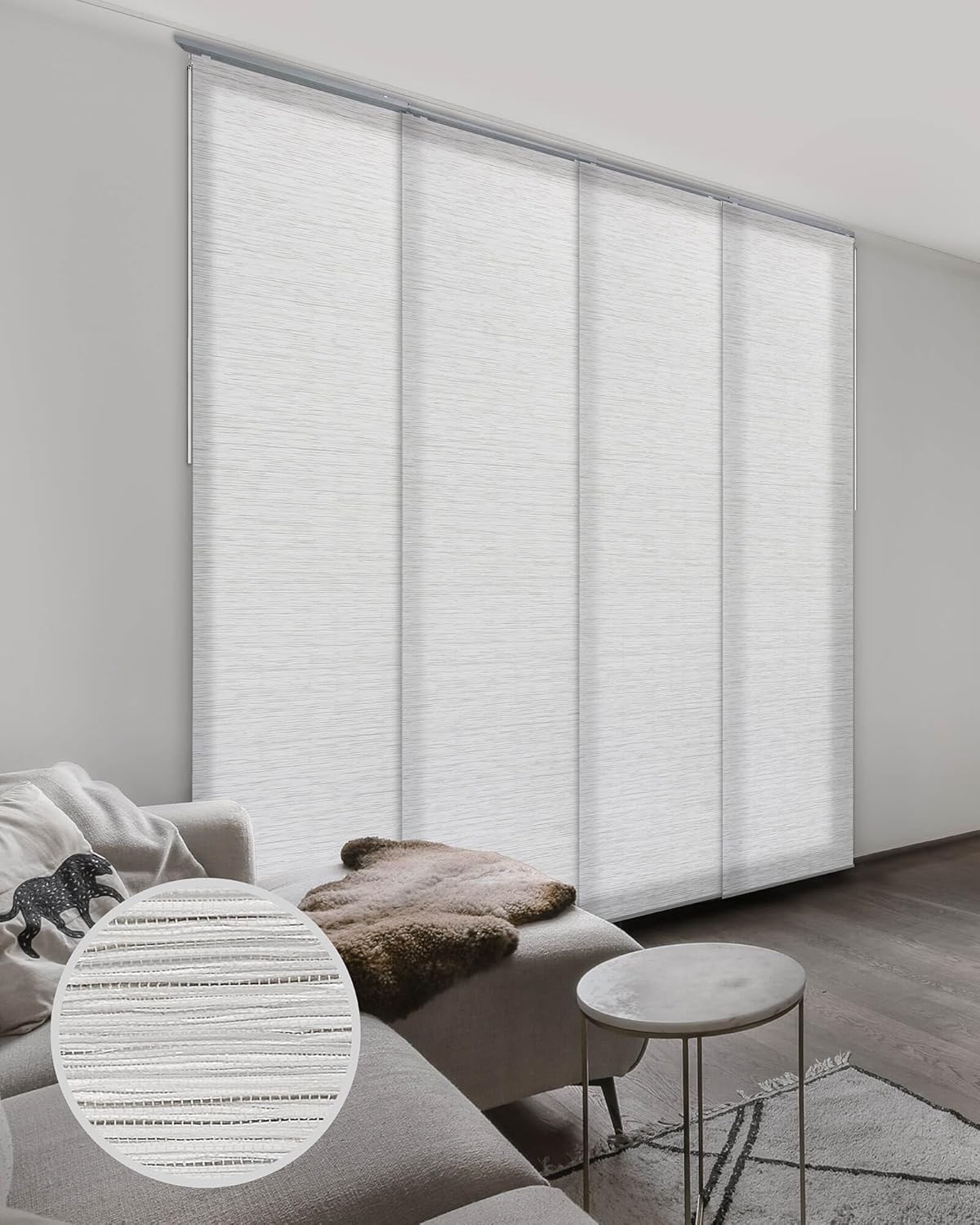 Adjustable Sliding Panel Track Blinds, Vertical Blinds, Room Dividers Walls,