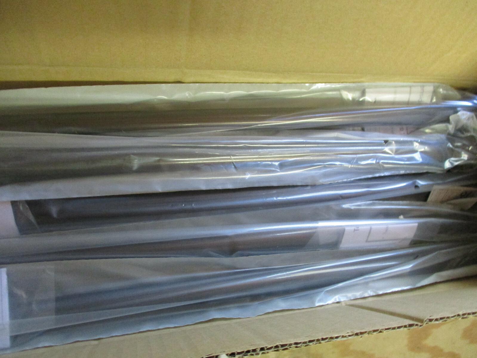 CASE OF 5 MAINSTAYS 3/4″ Spring WINDOW Curtain Tension Rods BRONZE 30 to 52″ U14