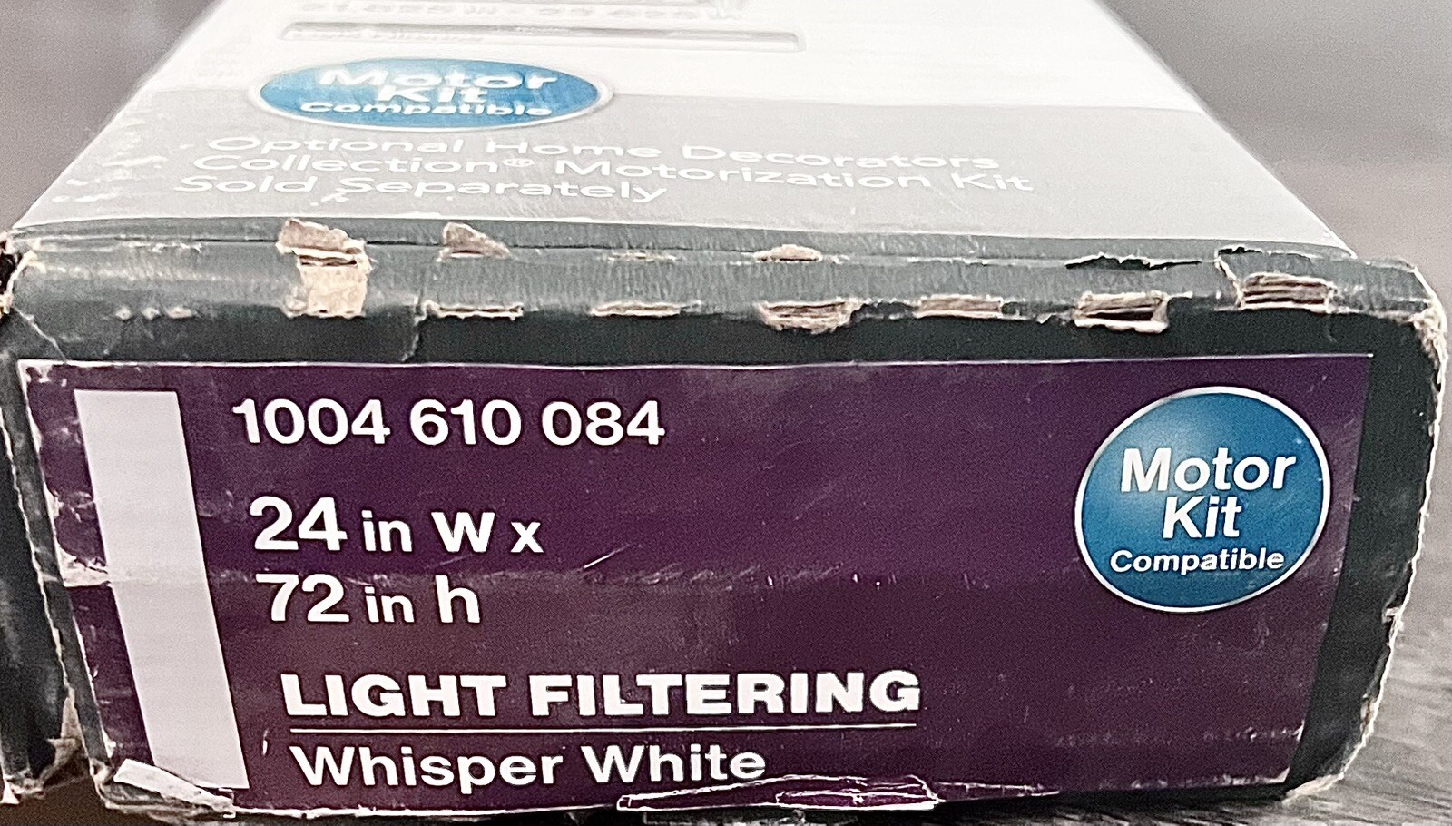 HDC WhisperWhite Cordless Light Filtering Cellular Shade 21IN. X 72IN.