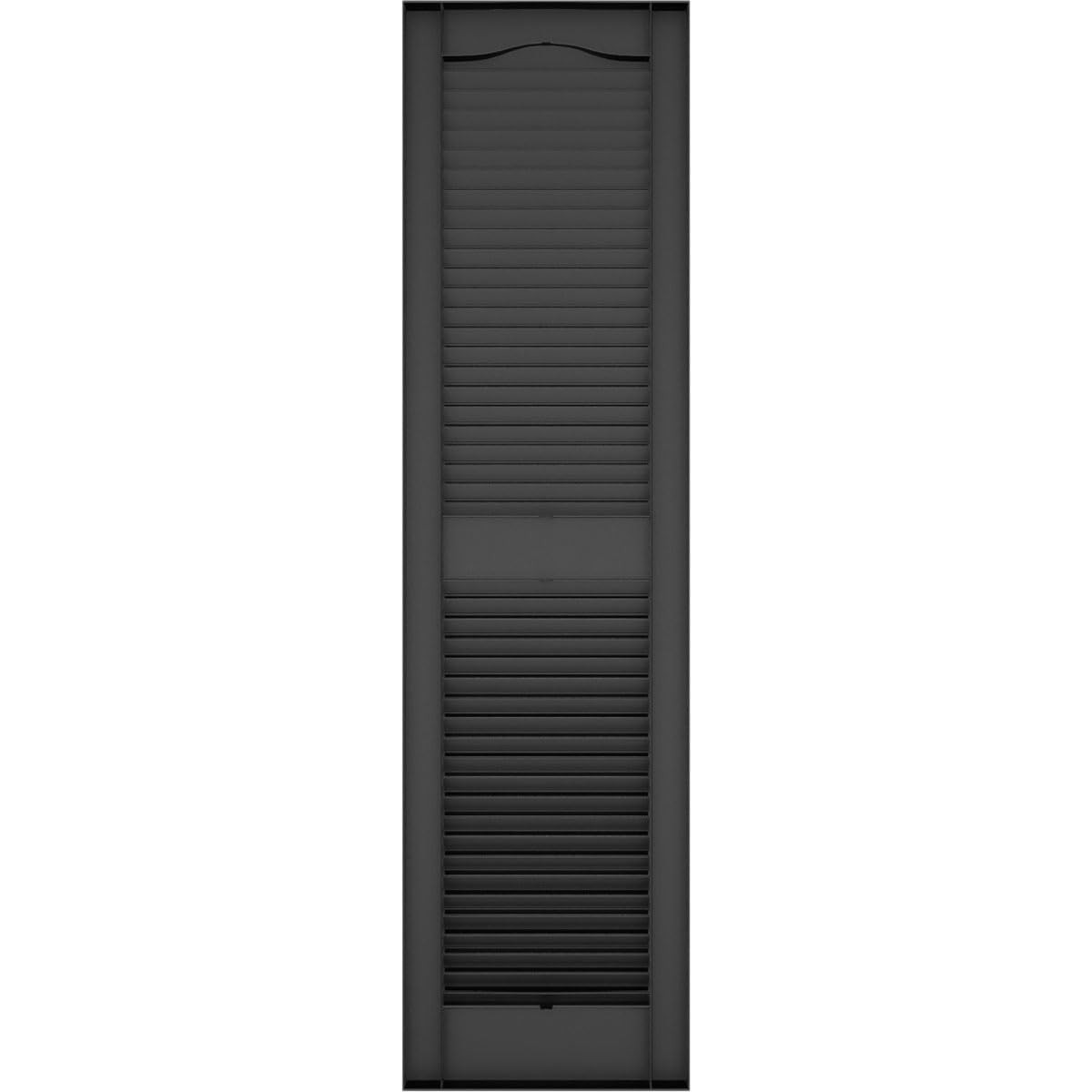 Ekena Millwork Lifetime Vinyl LL1S14X05500BL Standard Cathedral Top Center Mu…