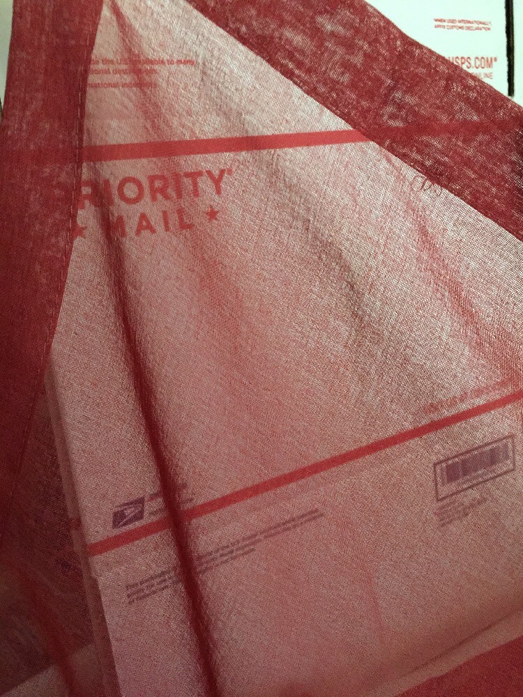 ❤️American Living Gately Sheer Scarf Valance (6 Yards) 52 X 216″ Paprika Red
