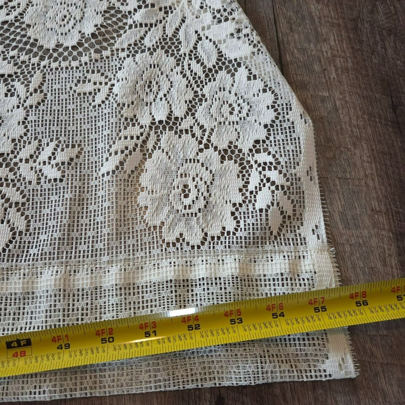 Rustic Crochet Curtain Window Valance (1) Lace Unbranded Accent