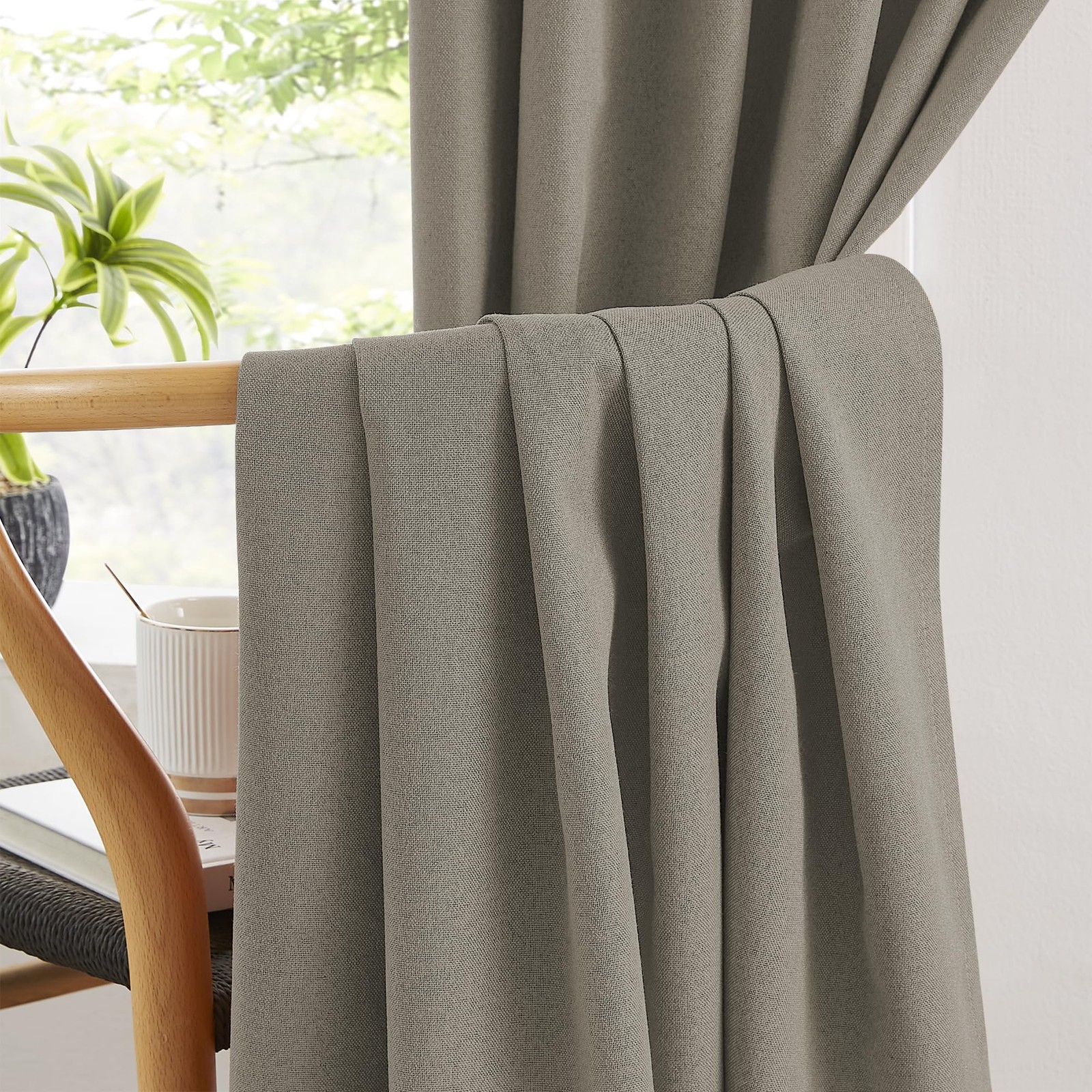 Extra Long Blackout Curtains 132 Inches Long 11 ft for High Ceiling Living Ro…