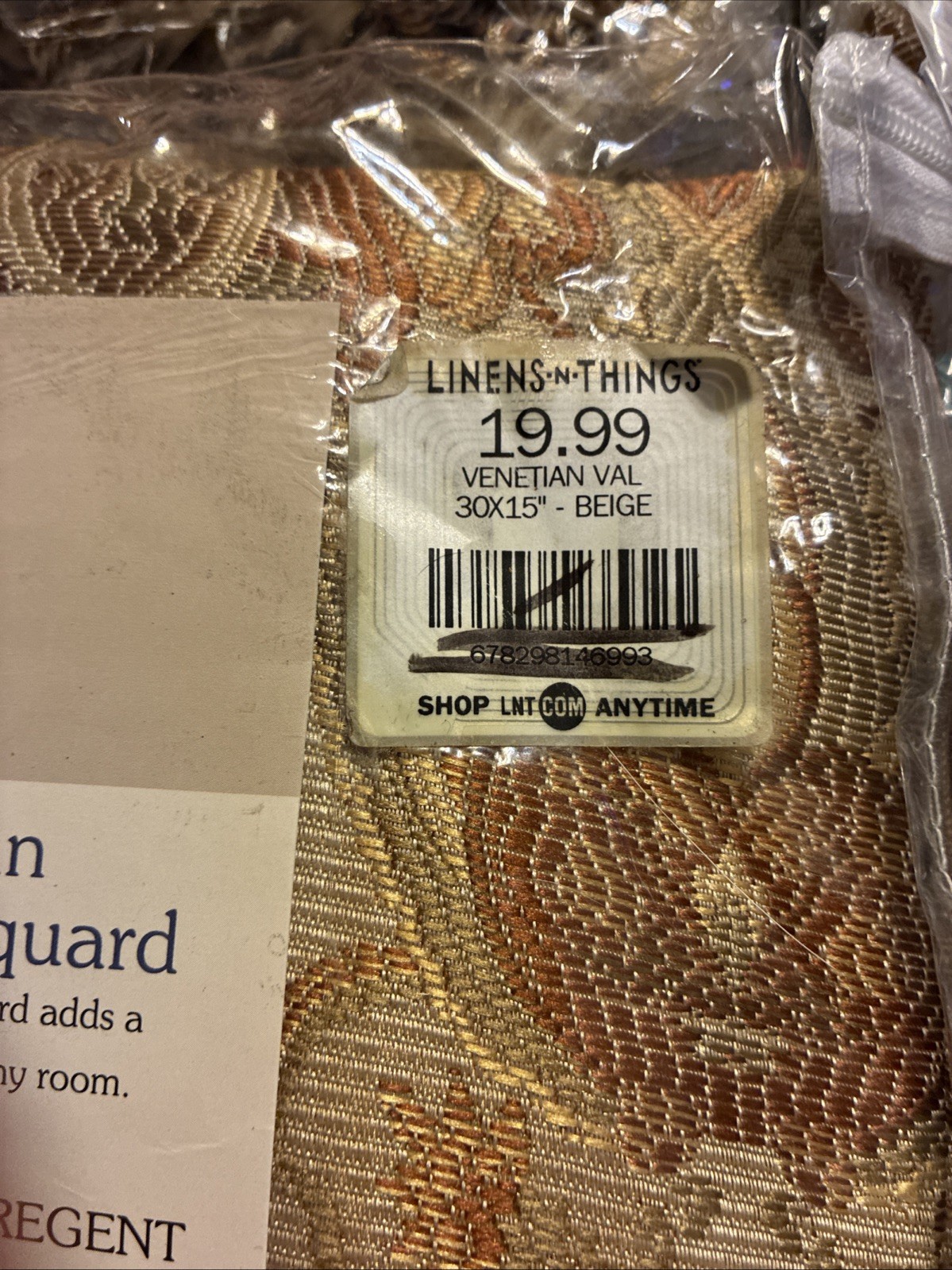 4 Venetian Ribbed Jacquard Ribbed Regent Valance 30” W X 15” L – 3 New, One Open