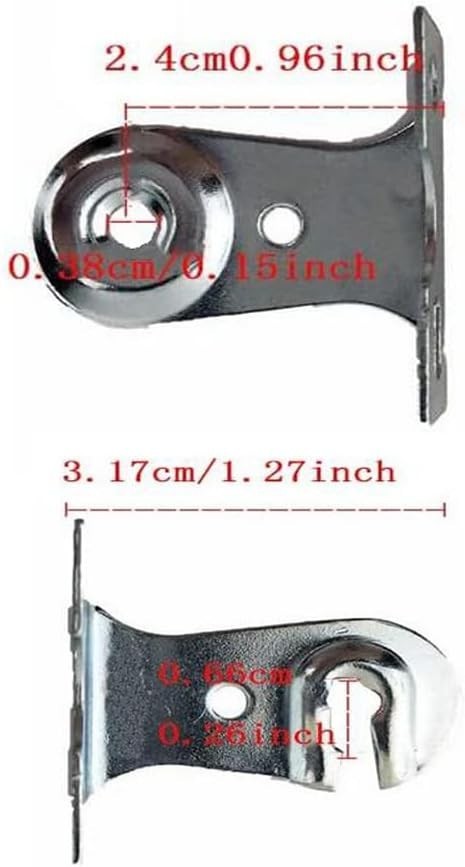 Roller Window Shade Outside Mount Brackets W/ Screws Roller Shutters Metal Hold