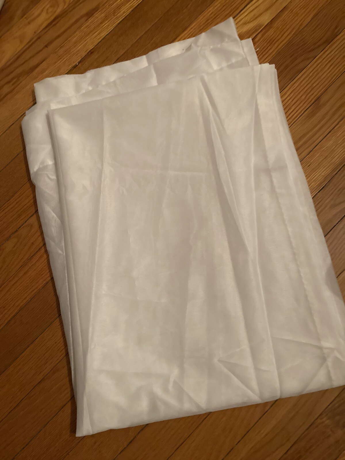 1 White Panel Sheer/ Curtain 60 w x 85 L