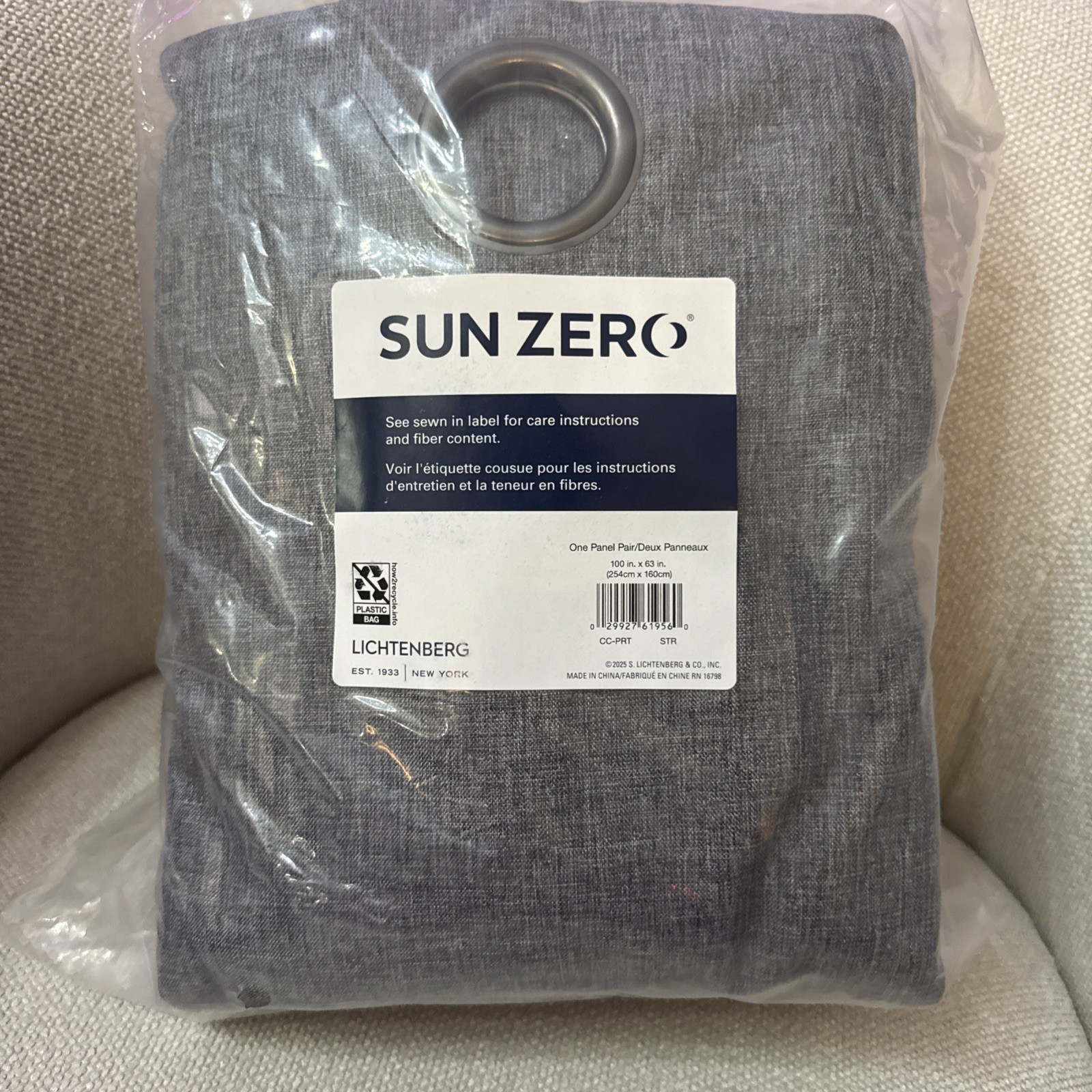 Sun Zero Lichtenberg Blackout Pair 100 In X 63 In ( set of 2 per pack)