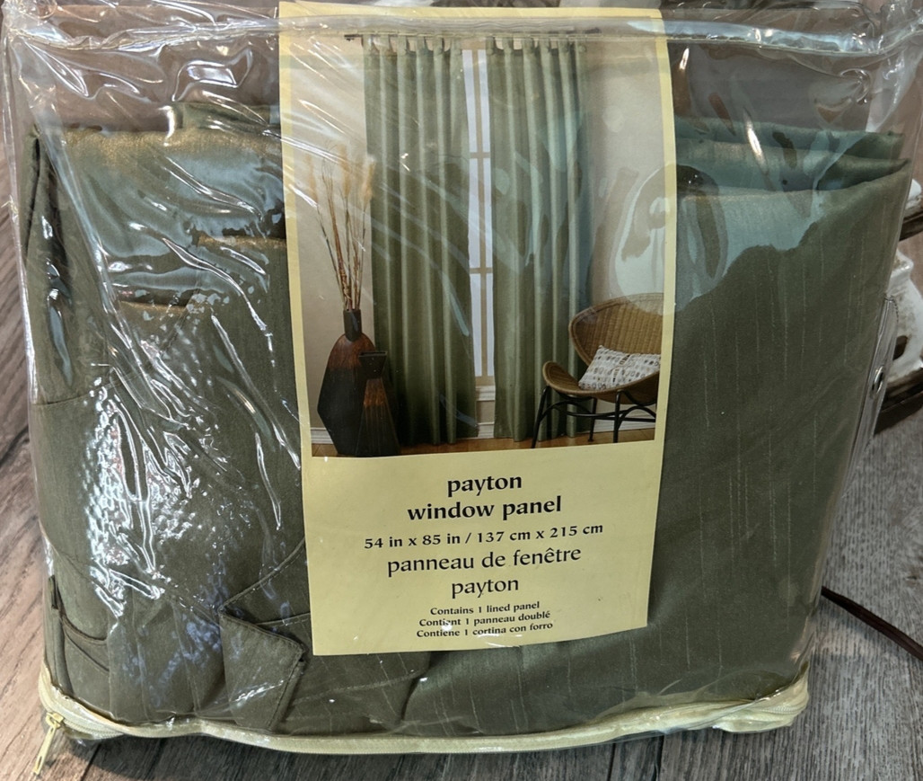 Payton Window Panel Green 54×85 Pier 1 Imports Vintage