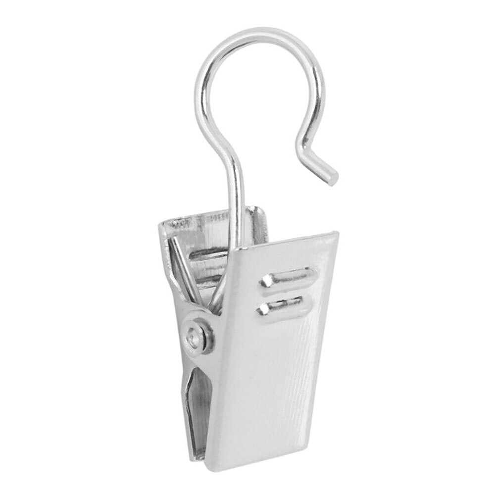 50pcs Stainless Steel Curtain Clips for Curtain Photos Home Decor with Hook USA