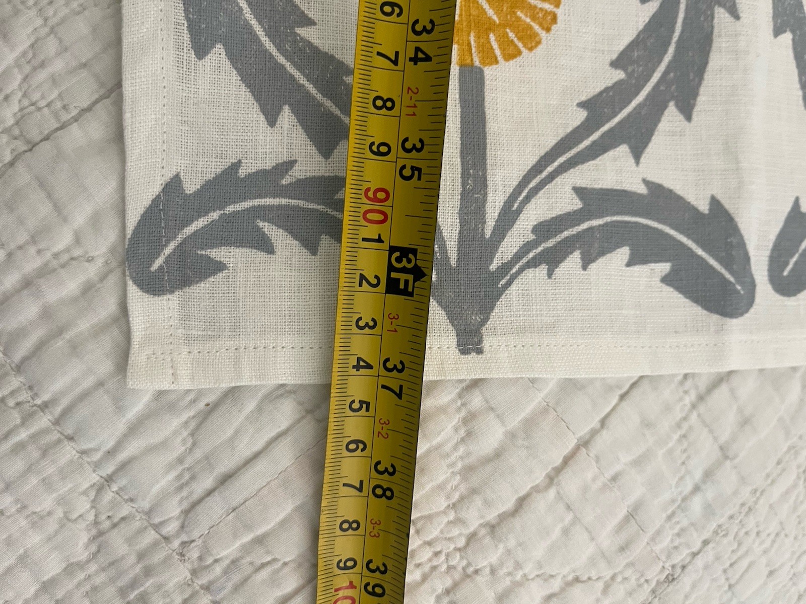 Dandelions! 6 Panels Cafe Custom Curtain Linen Panels Stenciled Etsy Thistles