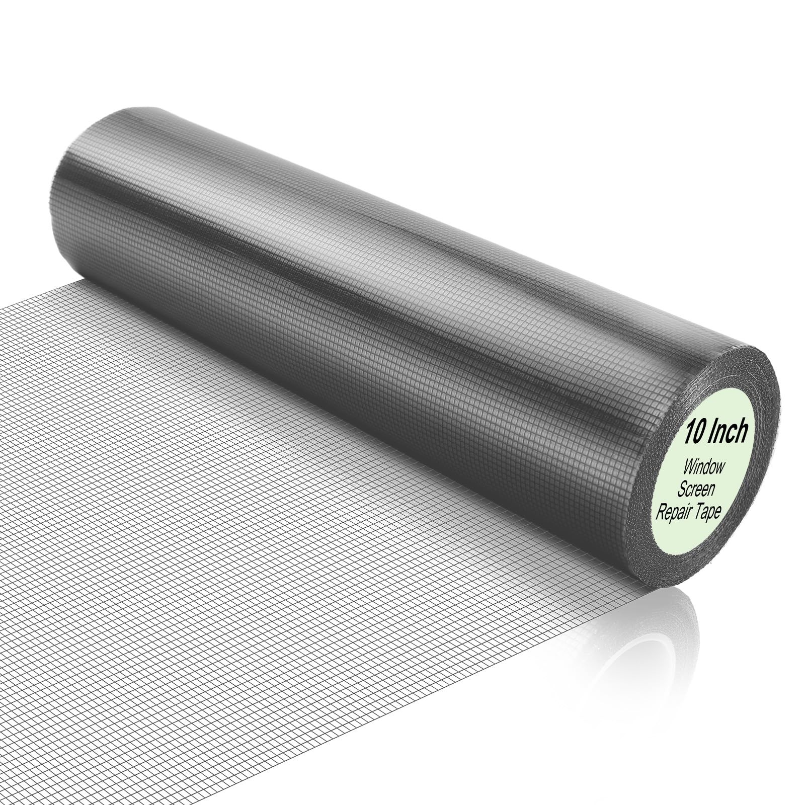 CroBlissful Extra Wide 10 Inch x 20 ft Window Screen 10 x 20 ft, Gray