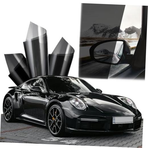 Black Ceramic Window Roll Tint Solar Film 35in x 15ft – 15% Percent Vlt
