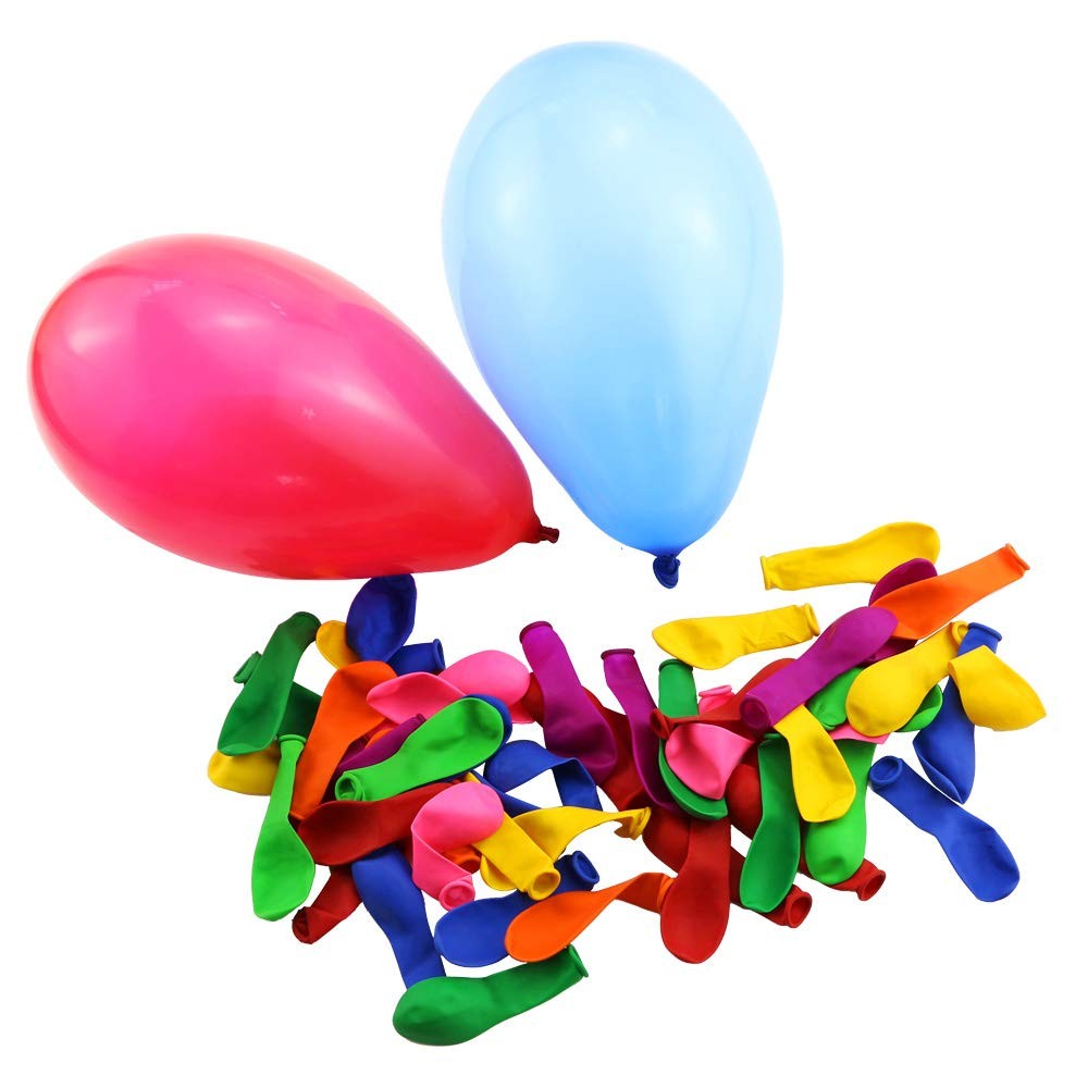 500 Pcs 6 Inch Assorted Color Latex Dart Balloons Water Balloon with 10 Pcs P…