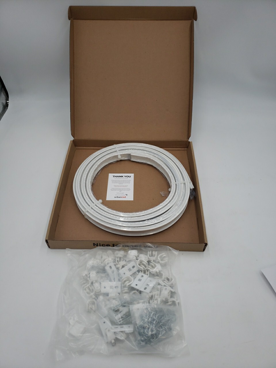 Flexible Bendable Ceiling Curtain Track 5 Meters 16.4FT Ceiling Mount
