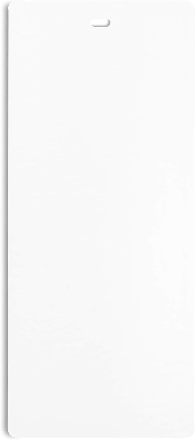 Vinyl Vertical Blind Slats White Curved 82.5″ 5 Pack