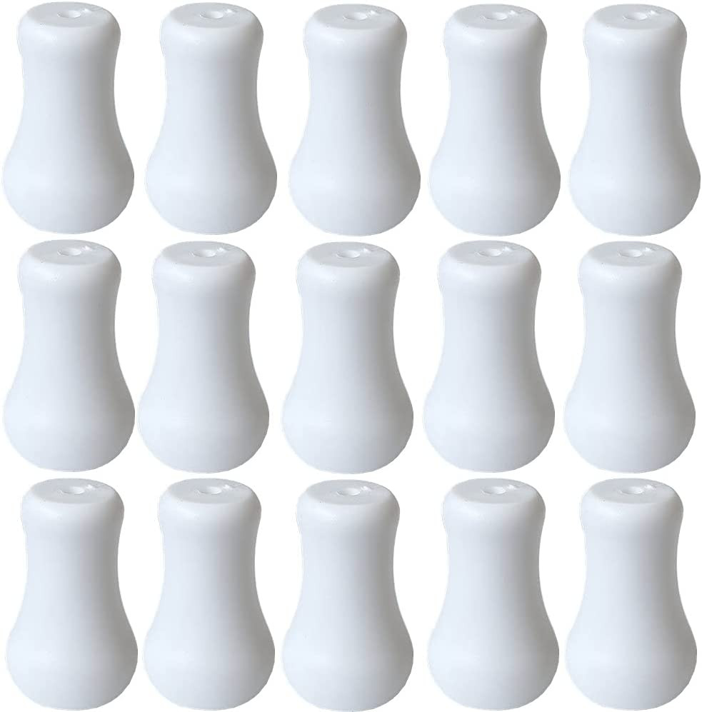 20pcs White Plastic Cord Tassel Window Blind Cord Knobs Drops Pull End for Roman