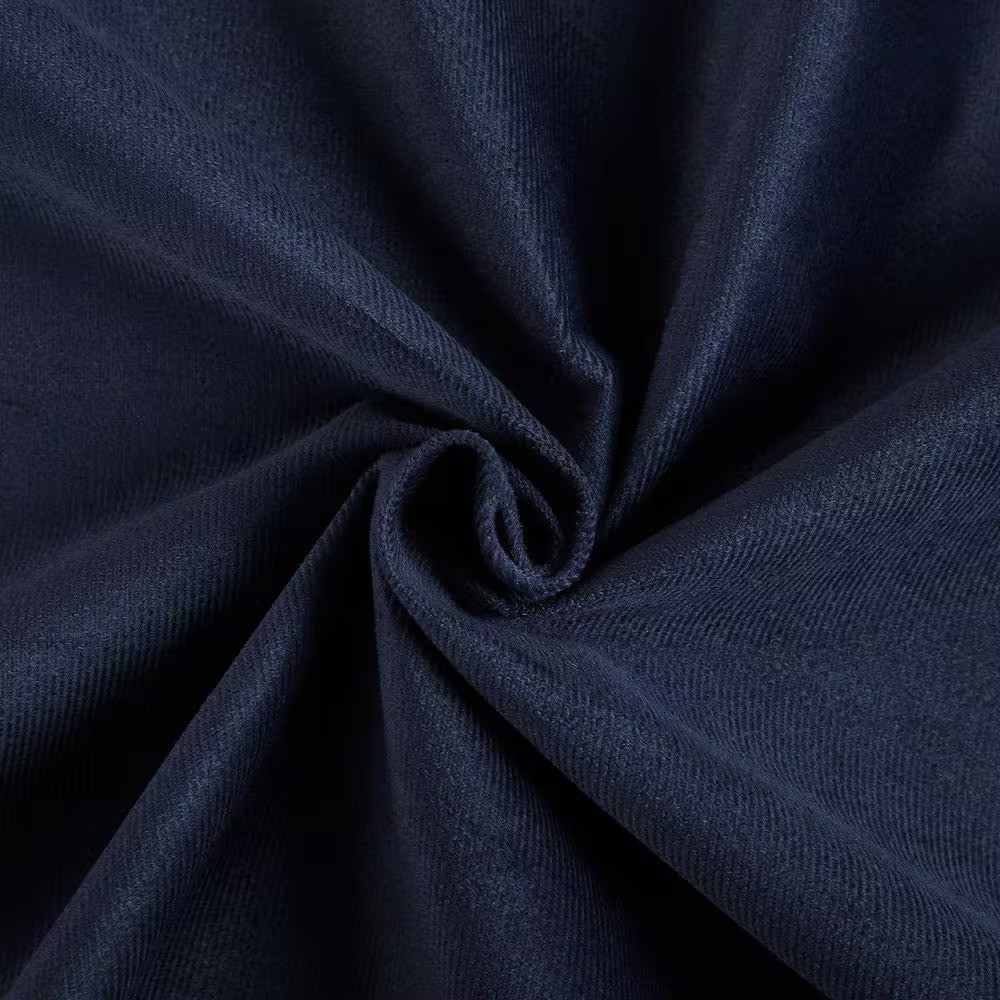 Amherst Velvet Noise Reducing Thermal Navy Blue Polyester 50 In. W X 96 In. L Bl