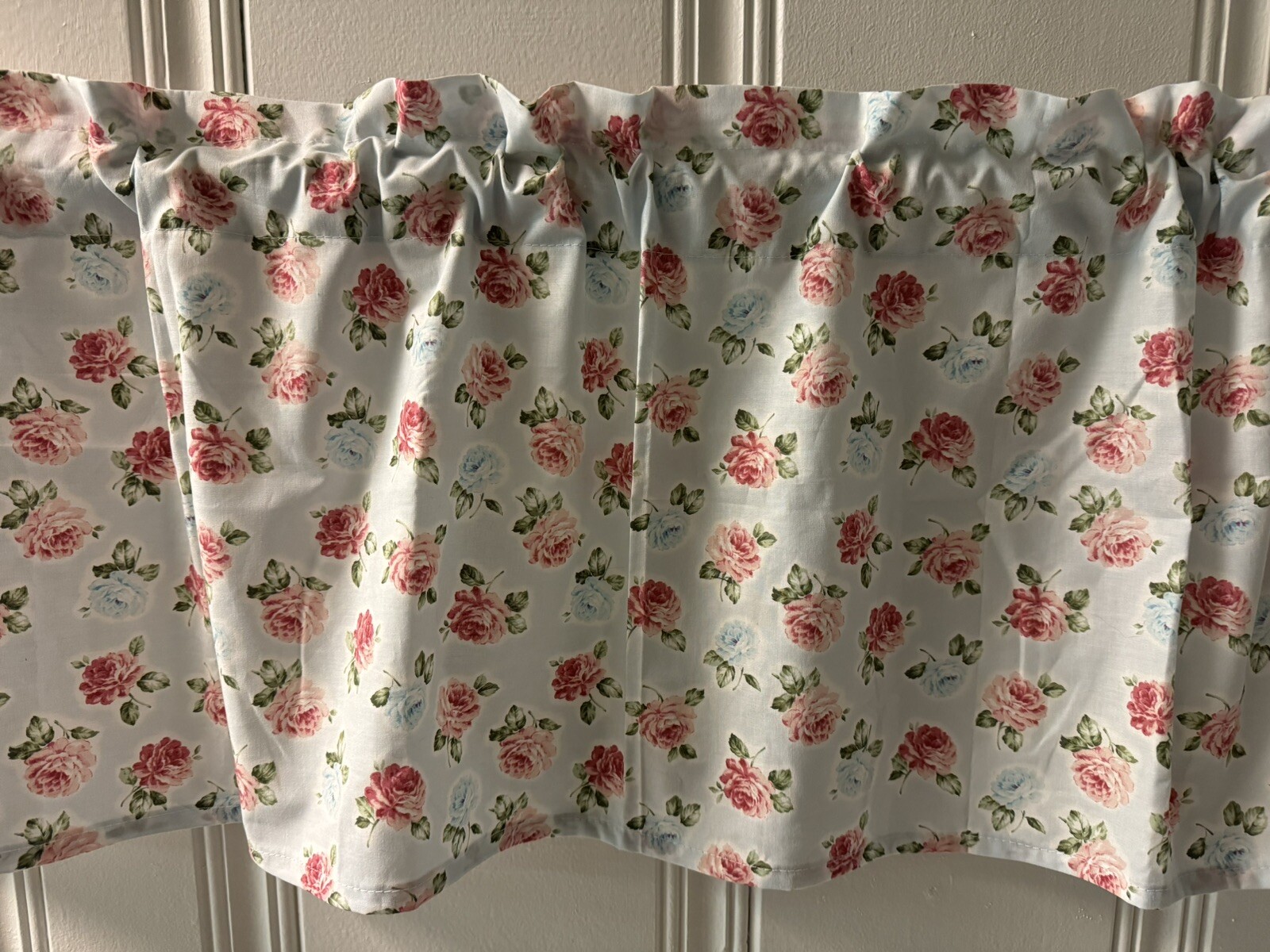 Custom Floral VALANCE CURTAIN Flowers Rose Roses Living Room Made in USA
