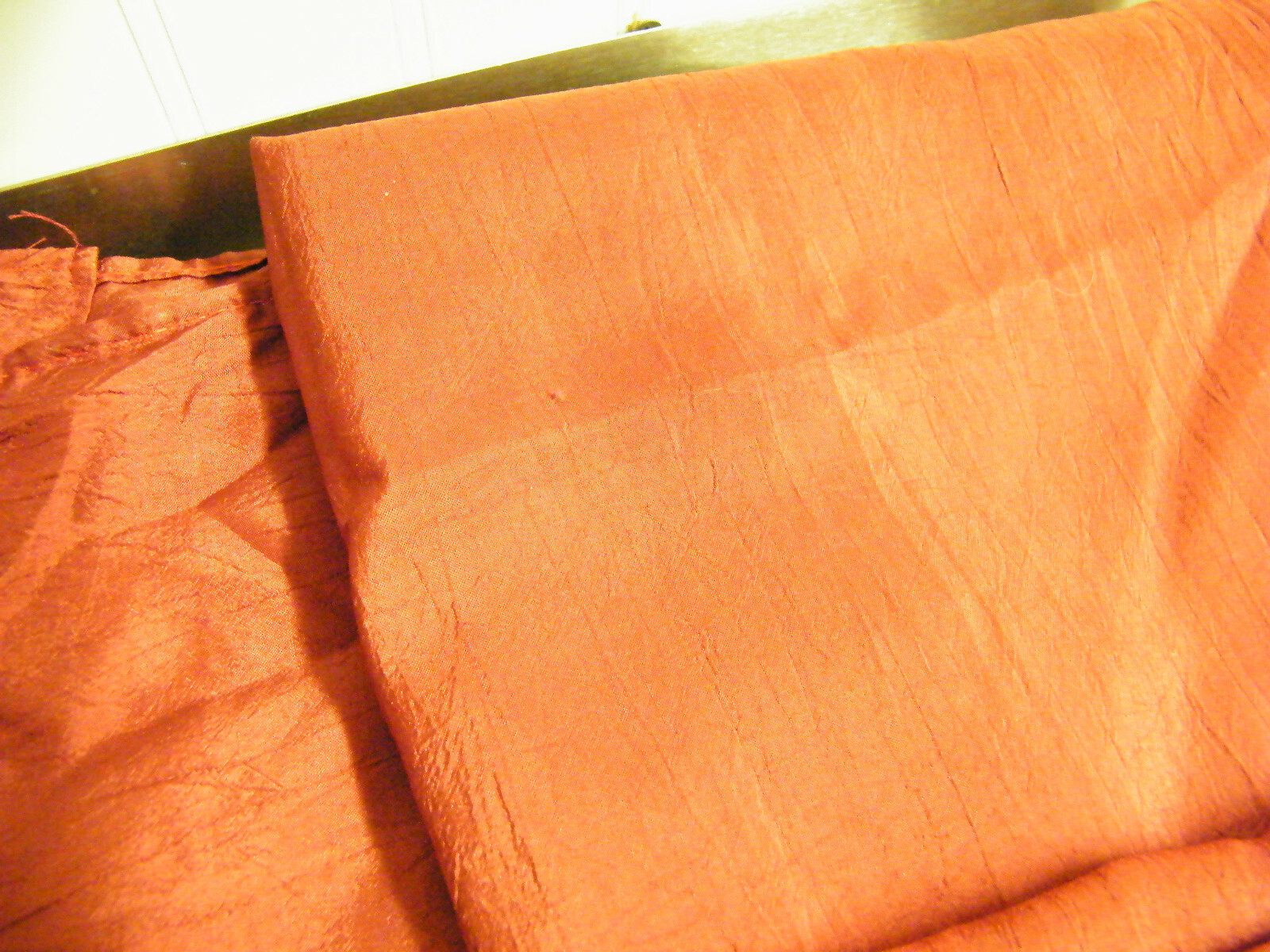 3 Burgandy Curtain Panels, Panel 40″ Wide, 86″ Long
