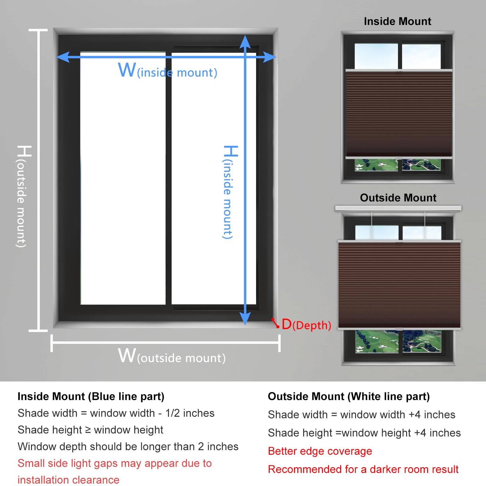 Changshade Blackout Top Down Bottom Up Cellular Shades Cordless Honeycomb