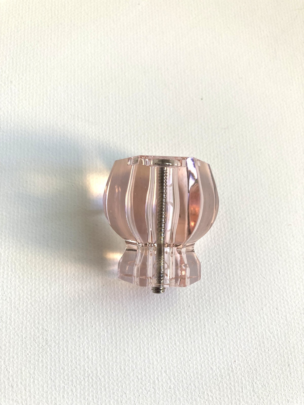 Pottery Barn Teen Acrylic Knob Pink Small SINGLE New 1″ Pull 18