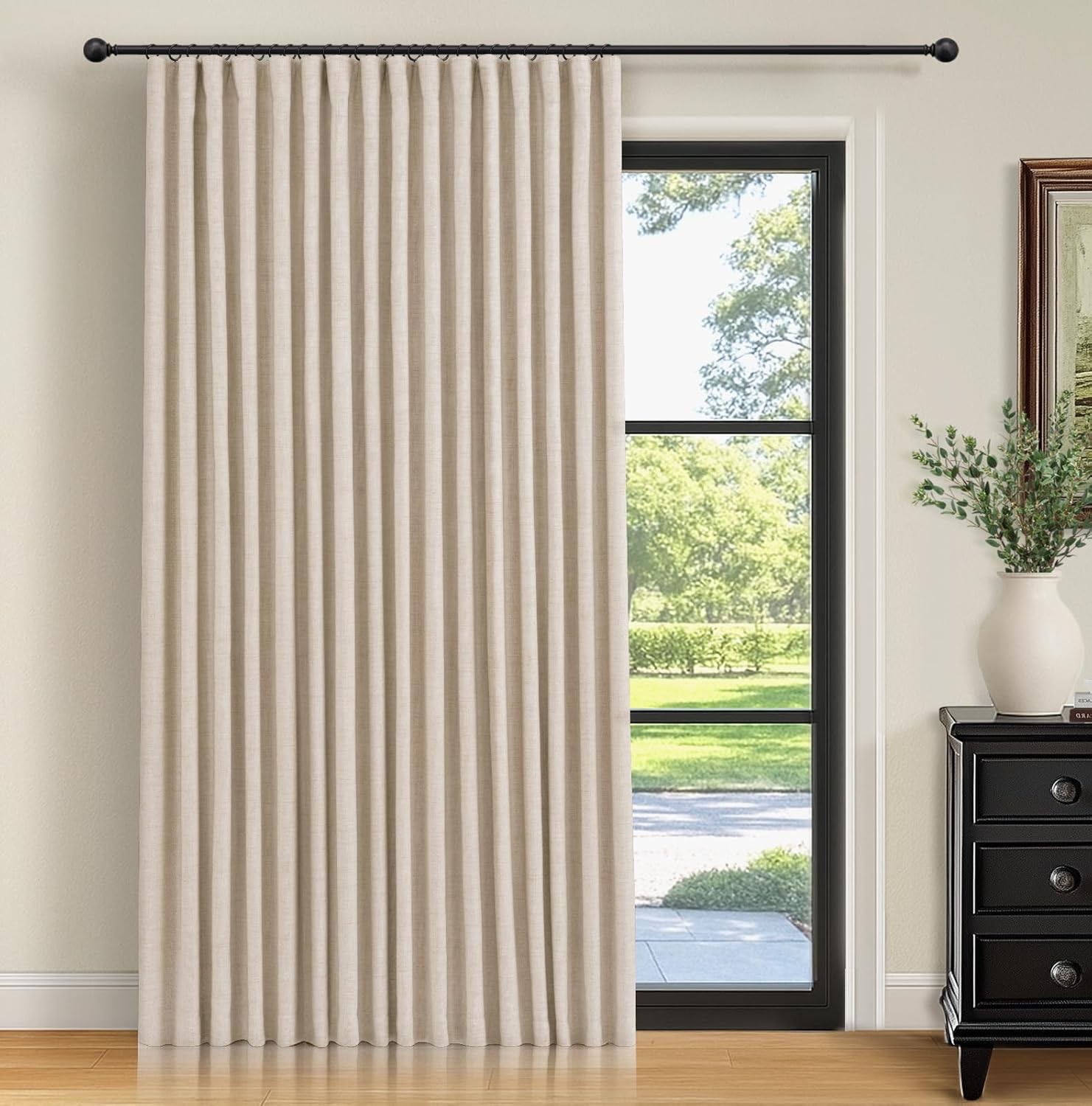 100% Blackout Curtains Thermal Insulated Drapes for Bedroom Living Room