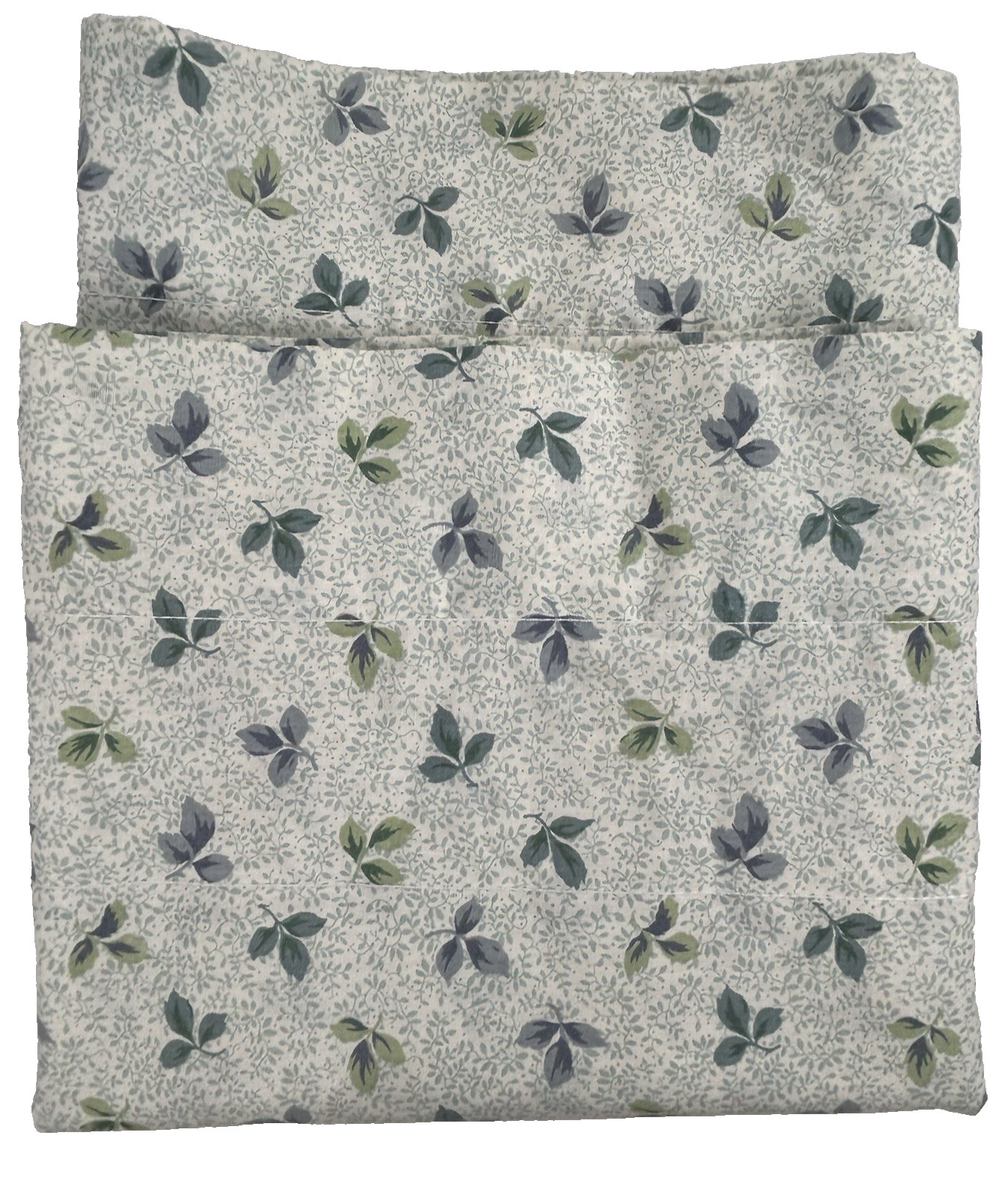 Laura Ashley Window Valance Pair (2) Rod 18″X83″ Floral Straight Gathered Blue