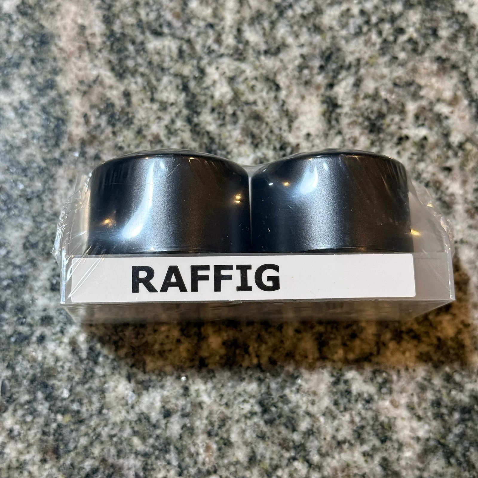 IKEA Raffig Black Curtain Rod End Caps 202.199.36 ONE PAIR BRAND NEW SEALED NIB