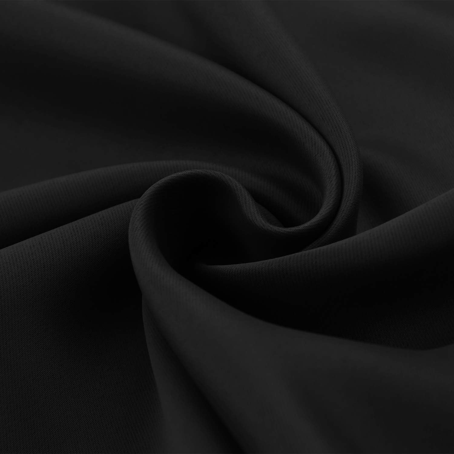 Cortinas de opacas negras para termicas 2 paneles 42×63 pulgadas dormitorio