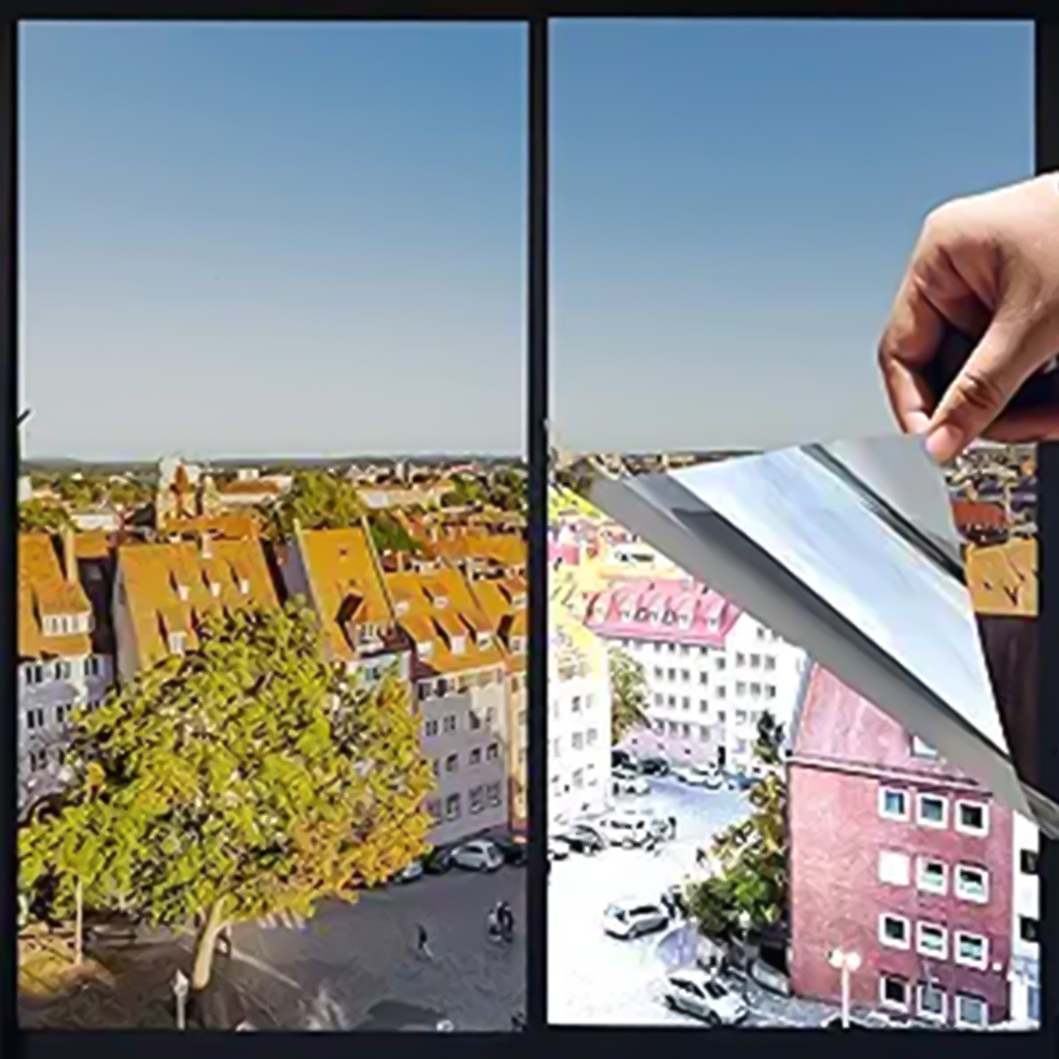 Privacy Waterproof Window Glass Film Self-adhesive Paper Bathroom Sticker Film